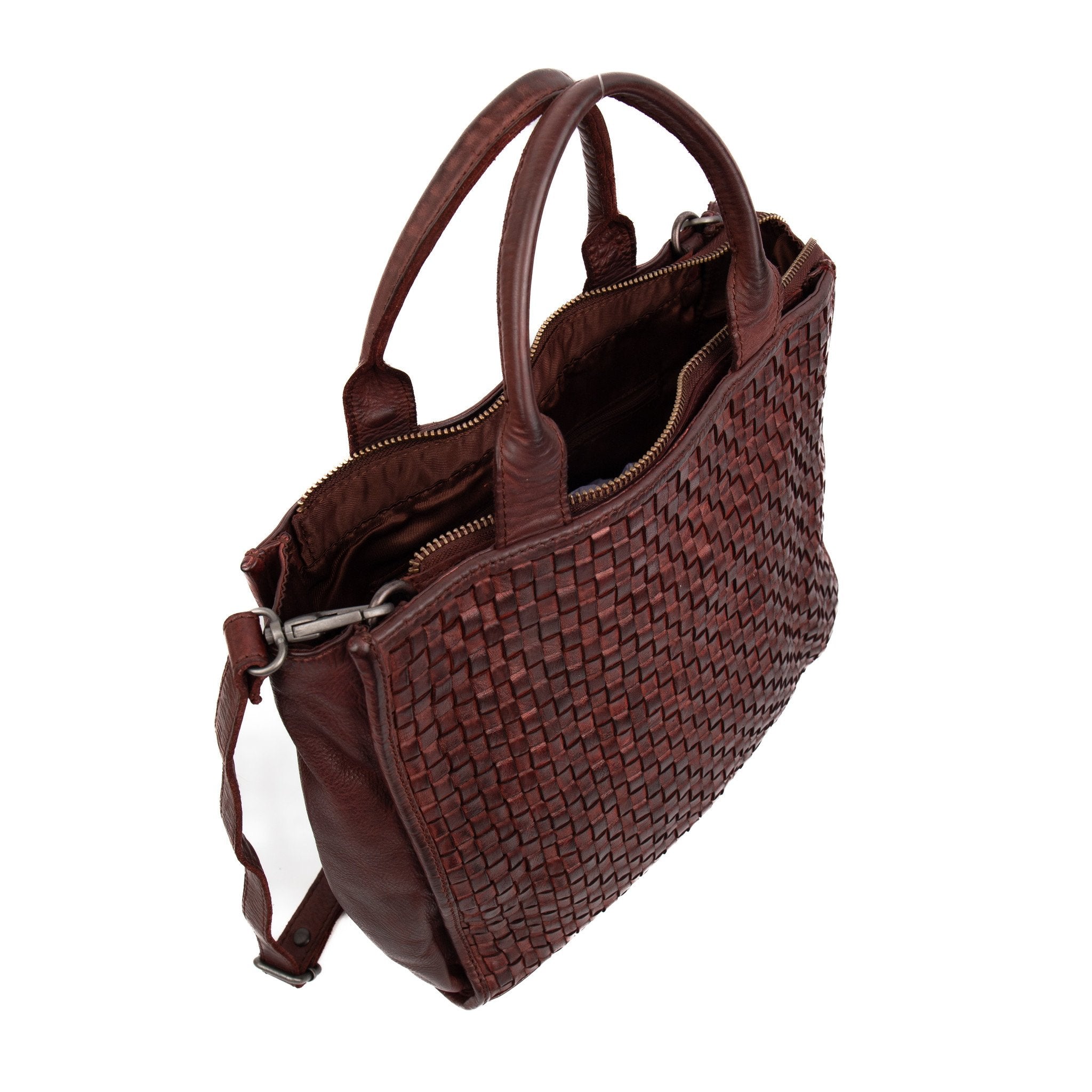 Hand/shoulder bag 'Zaza' burgundy - CL 43372