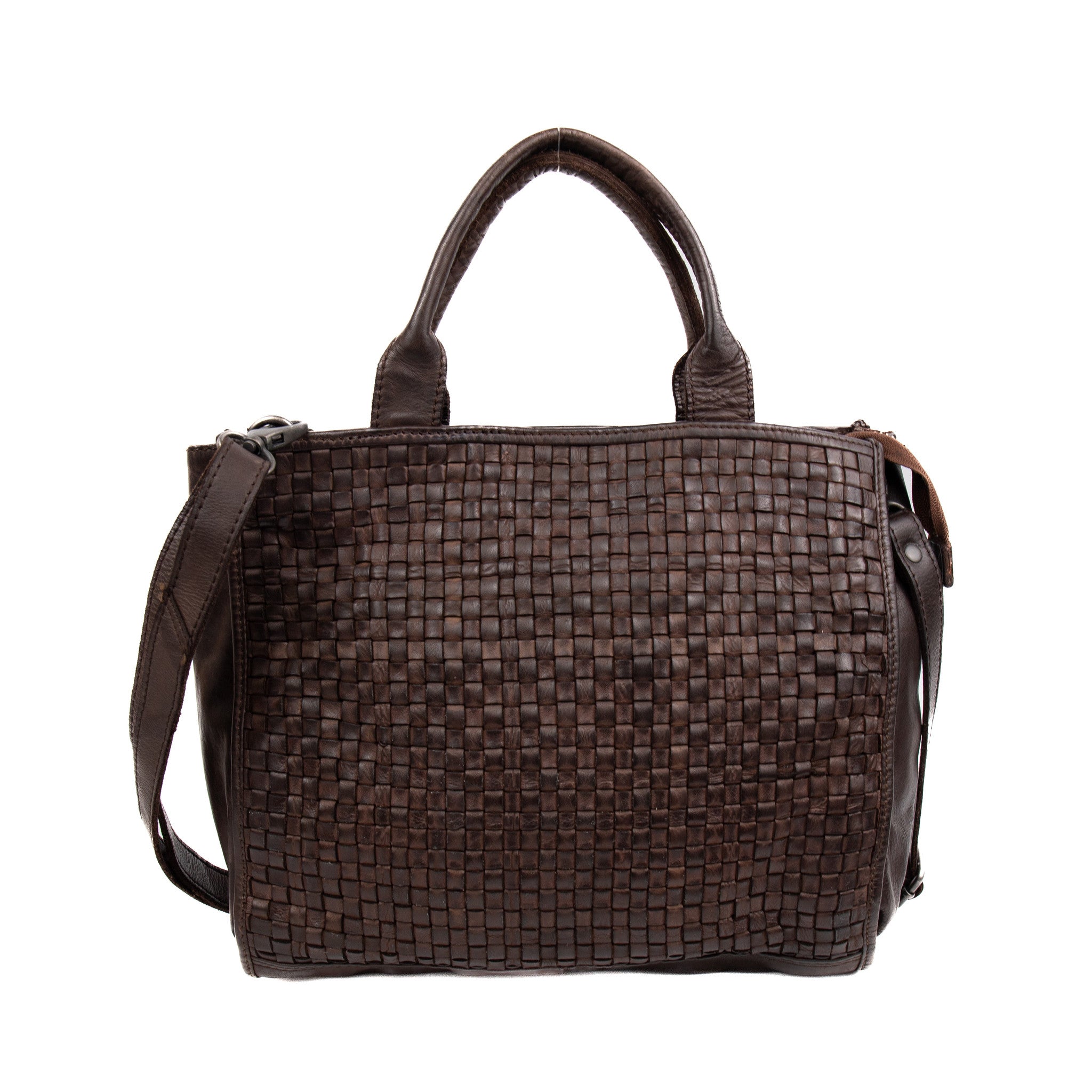 Hand/shoulder bag 'Zaza' dark brown - CL 43372