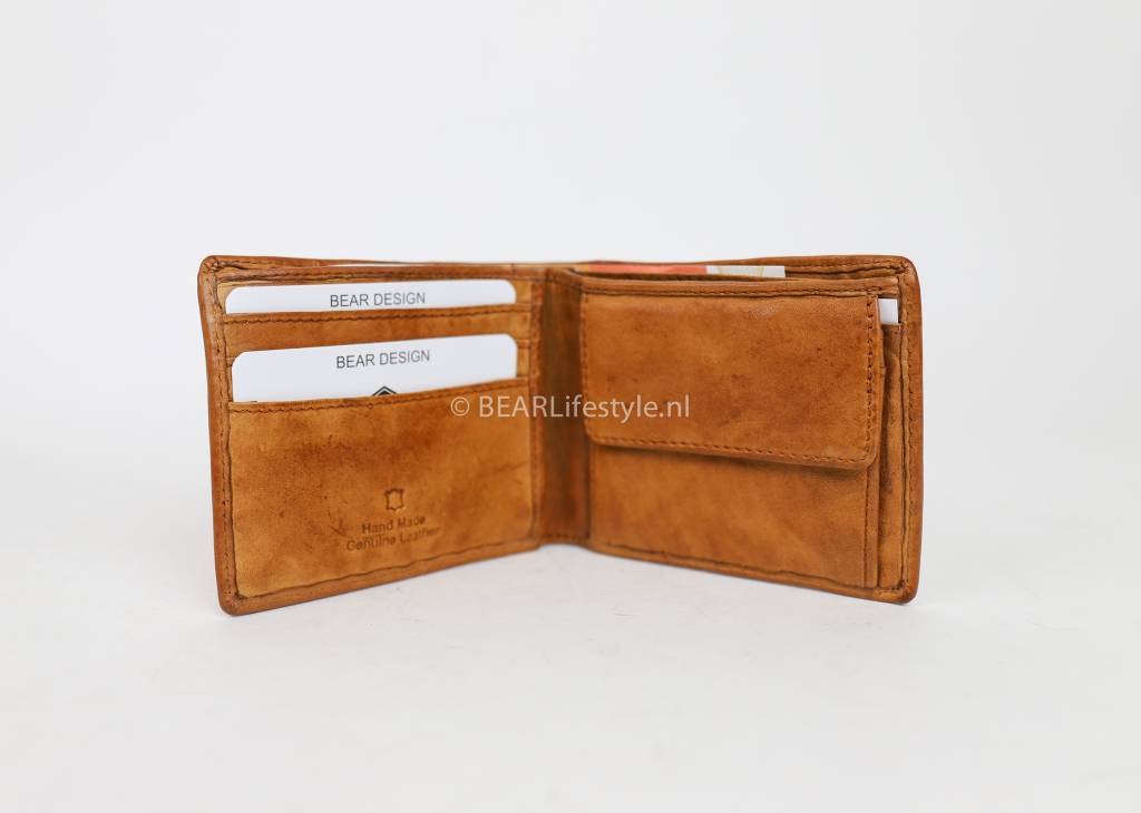 Billfold 'Fabian' cognac