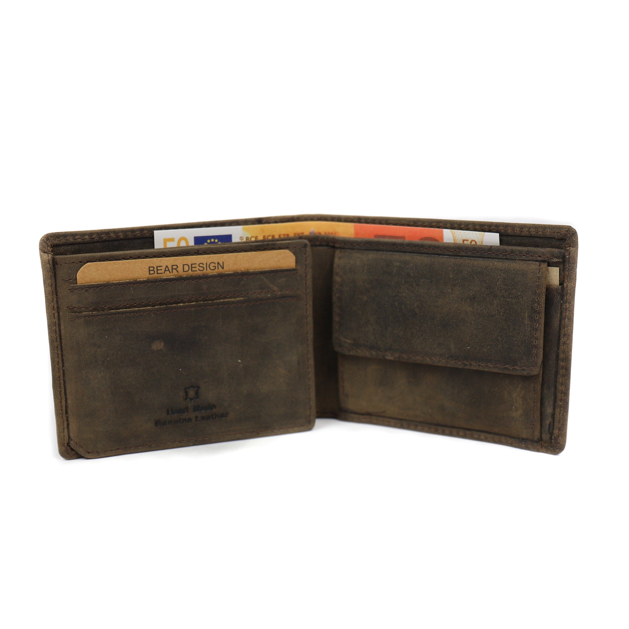 Billfold 'Lucas' brown - HD 9075