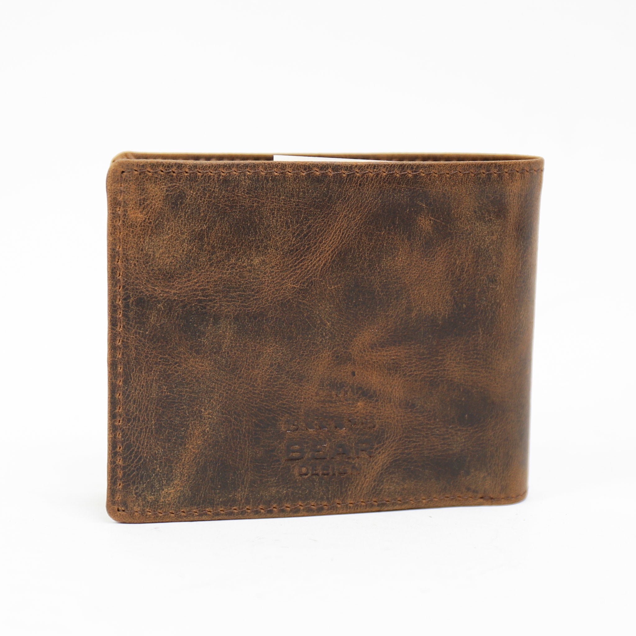 Billfold  'Tom' vintage bruin