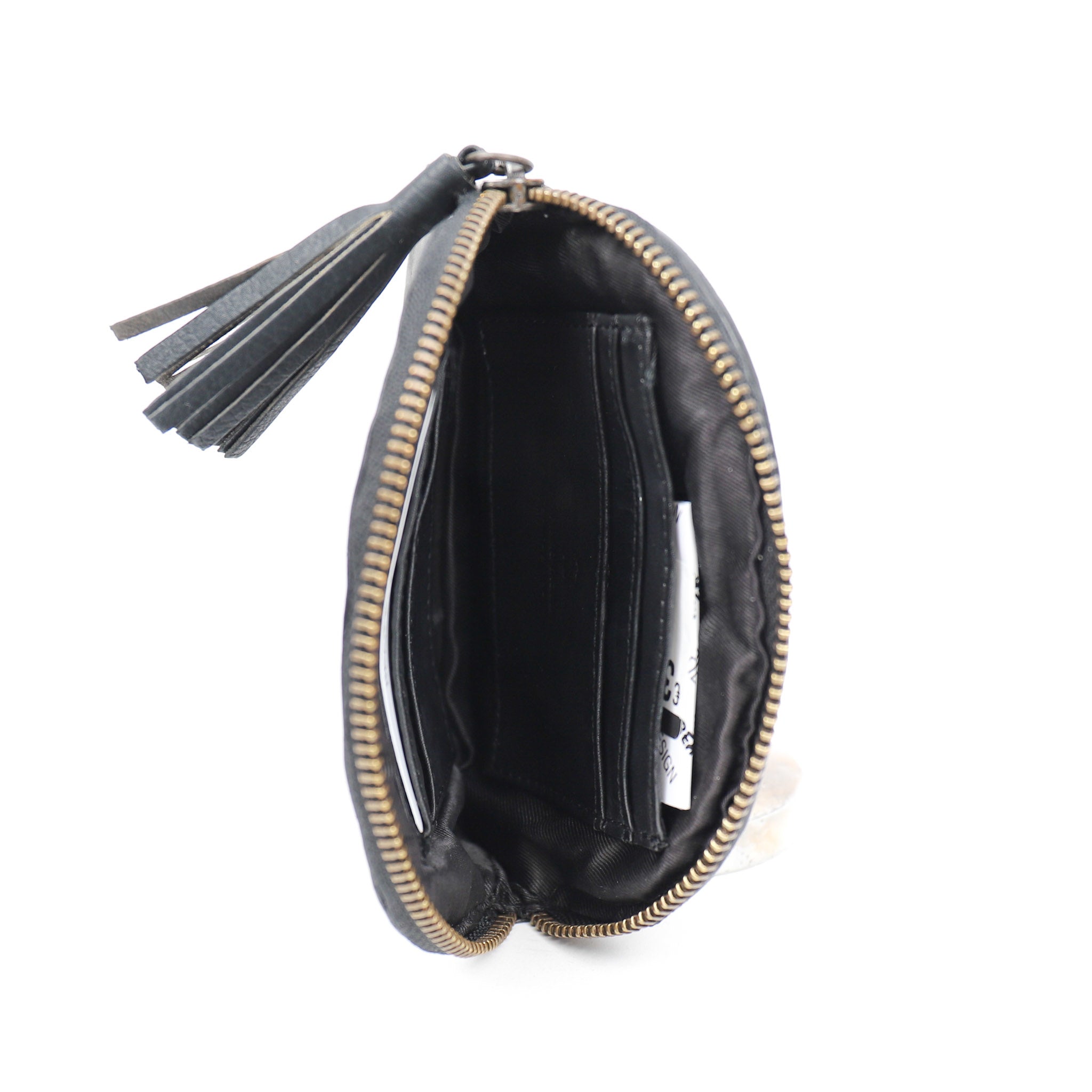 Braided wallet 'Penny' black - CL 18366