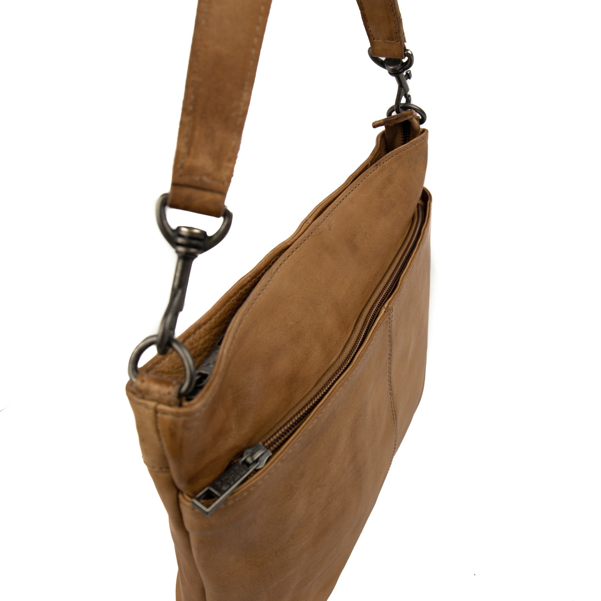 Hand/shoulder bag 'Angelica' taupe - CP 1536