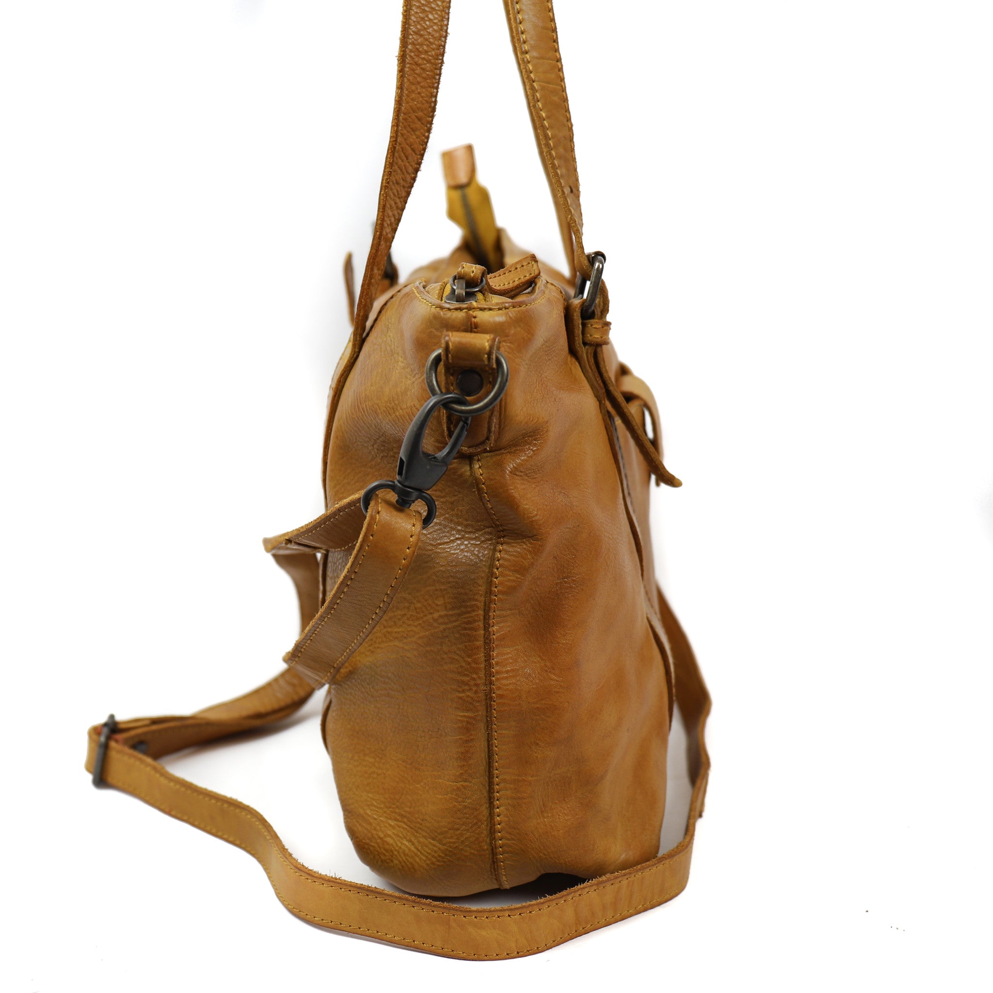 Hand/shoulder bag 'Anja' yellow - CL 36739