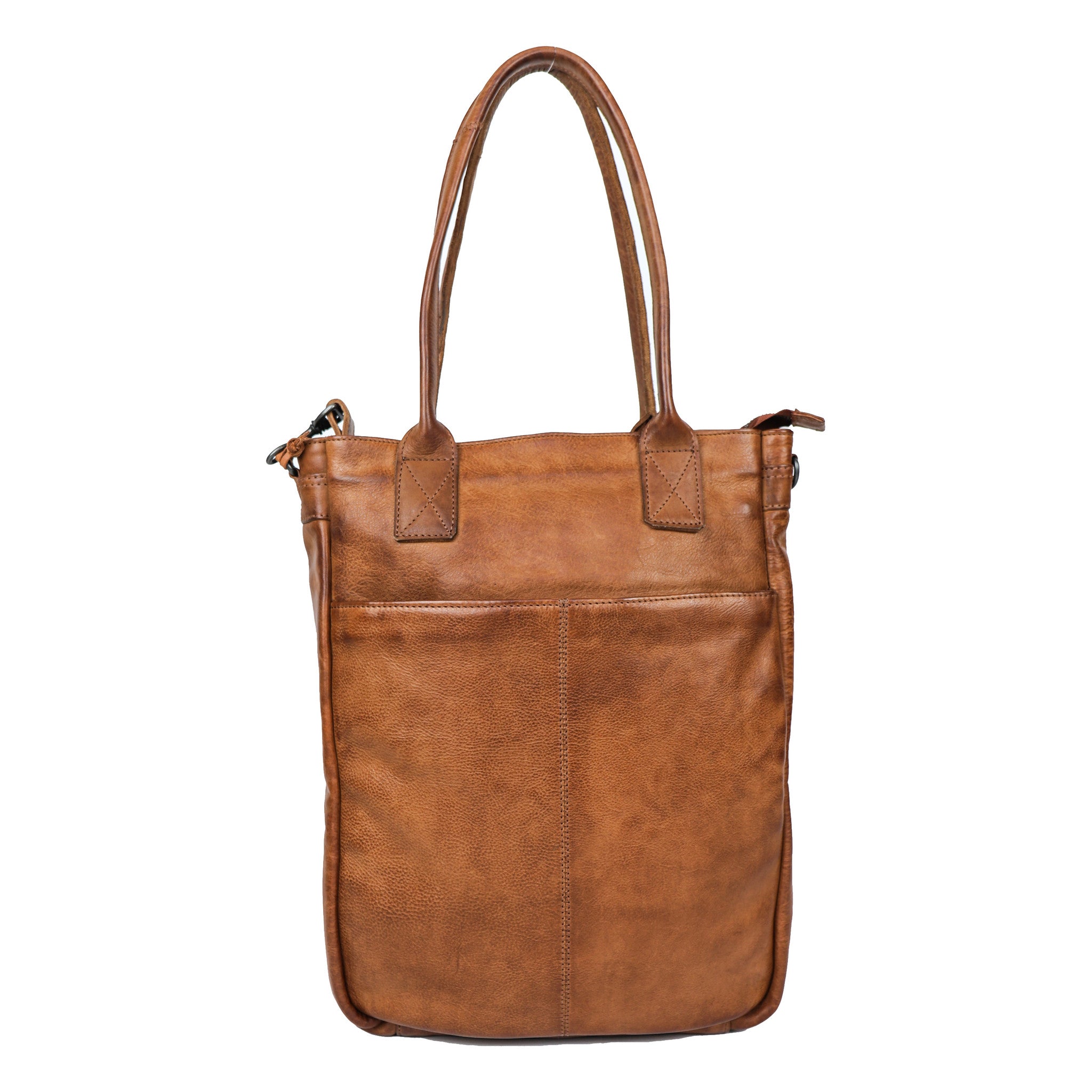 Hand/shoulder bag 'Becky' cognac - CP 1767