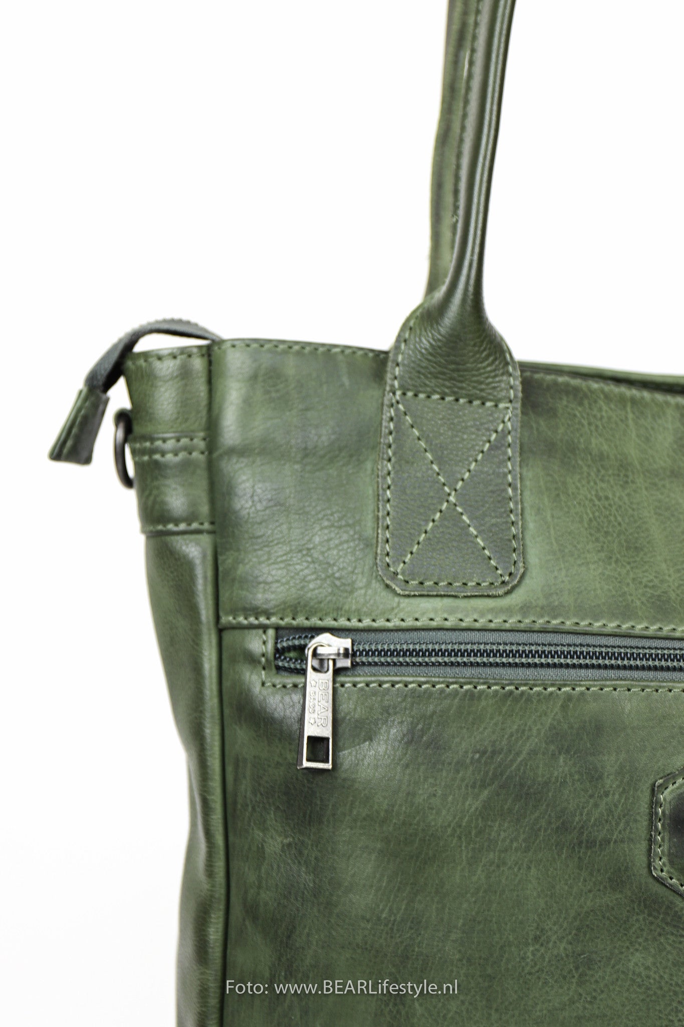 Hand/shoulder bag 'Becky' green - CP 1767