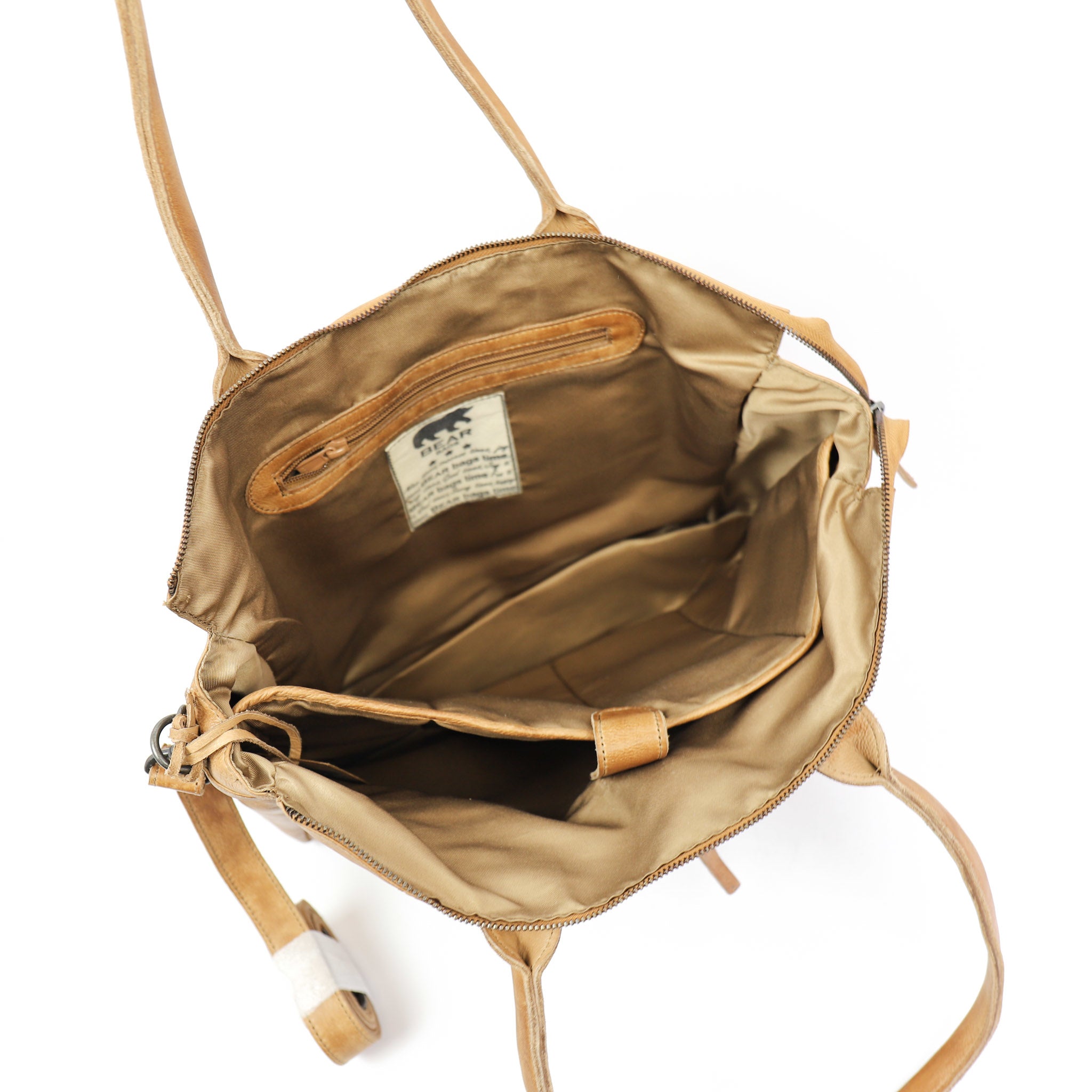 Hand/shoulder bag 'Binni' taupe - CP 1657