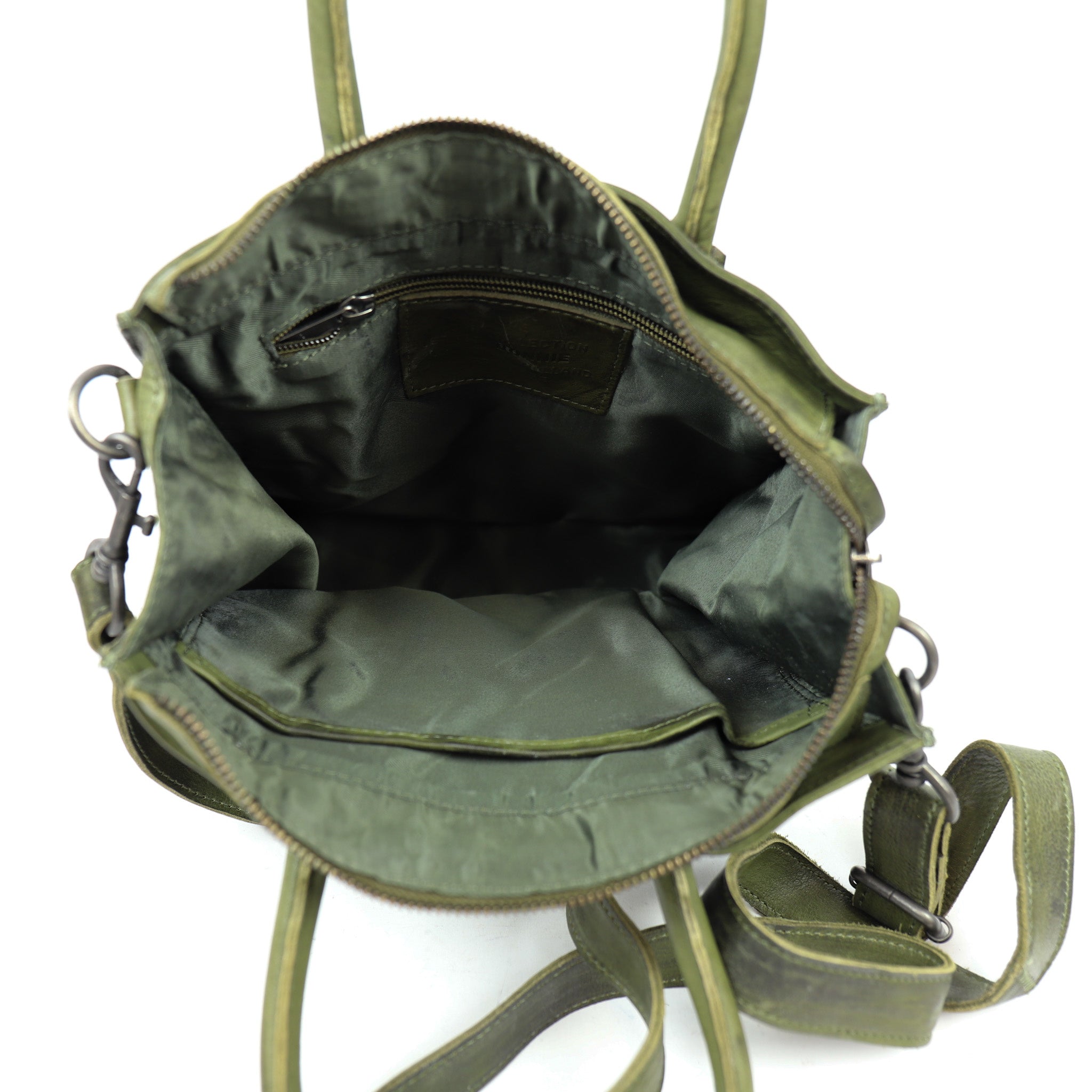 Hand/shoulder bag 'Bonnie' green - CP 2172