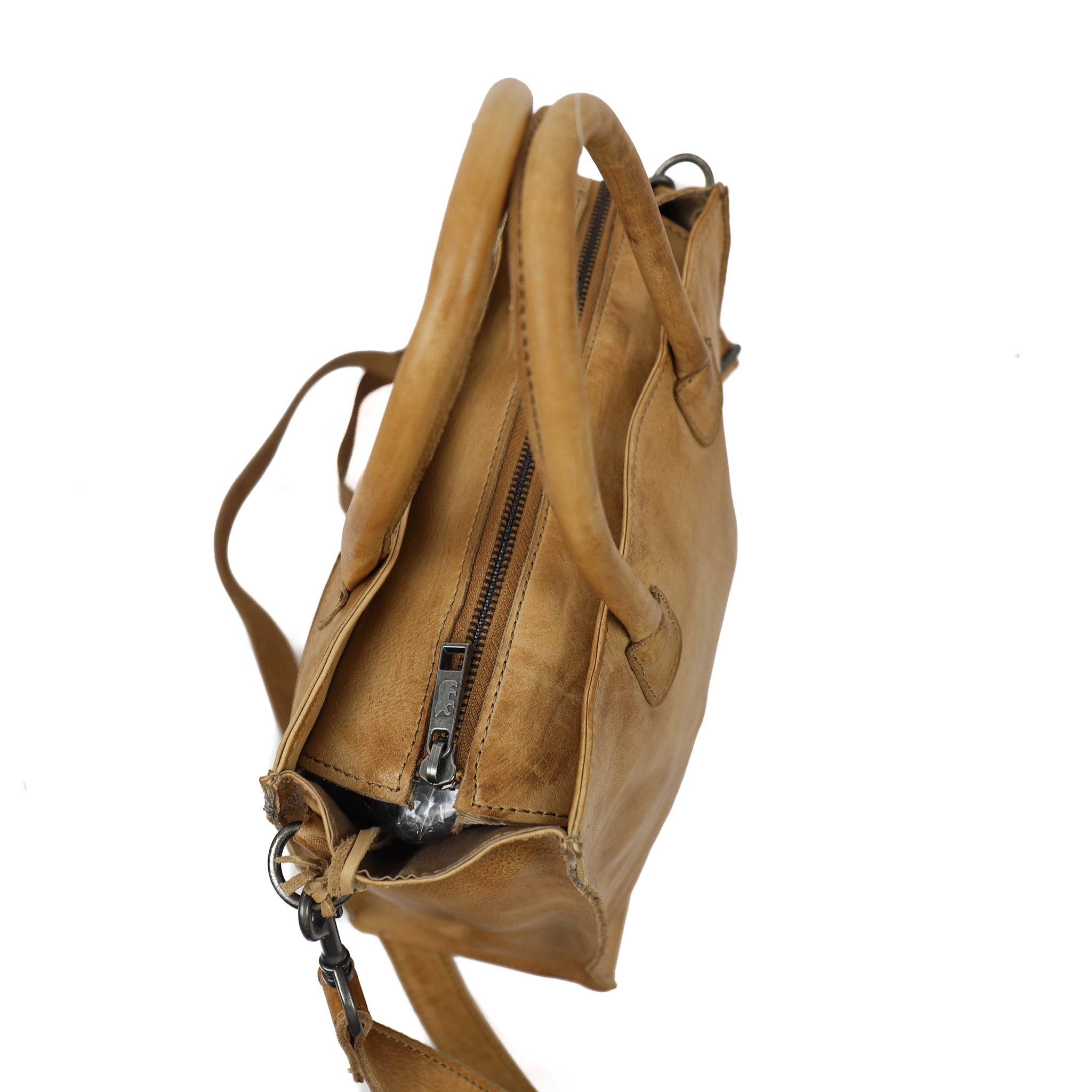 Handbag/shoulder bag 'Bonnie' taupe - CP 2172