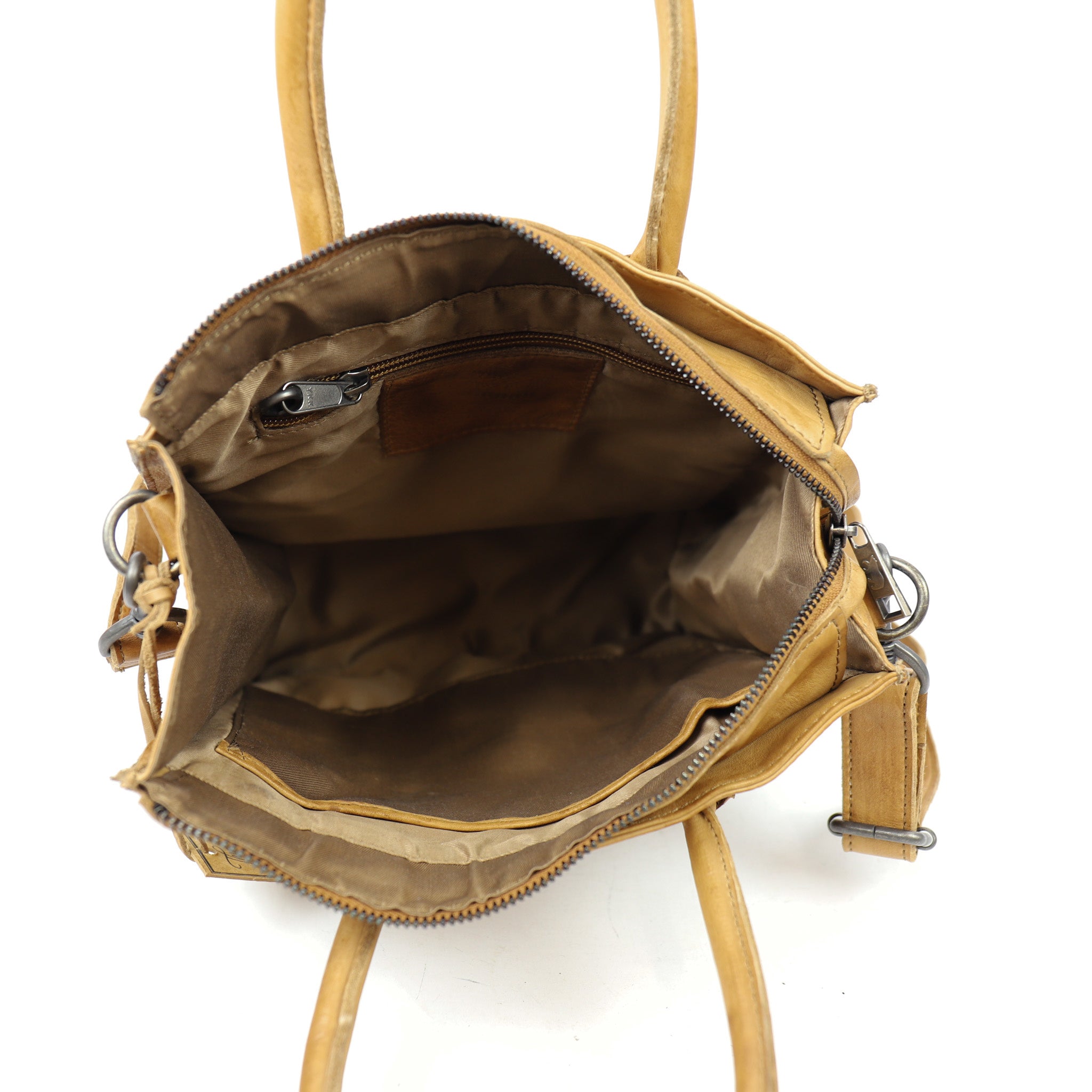 Handbag/shoulder bag 'Bonnie' taupe - CP 2172