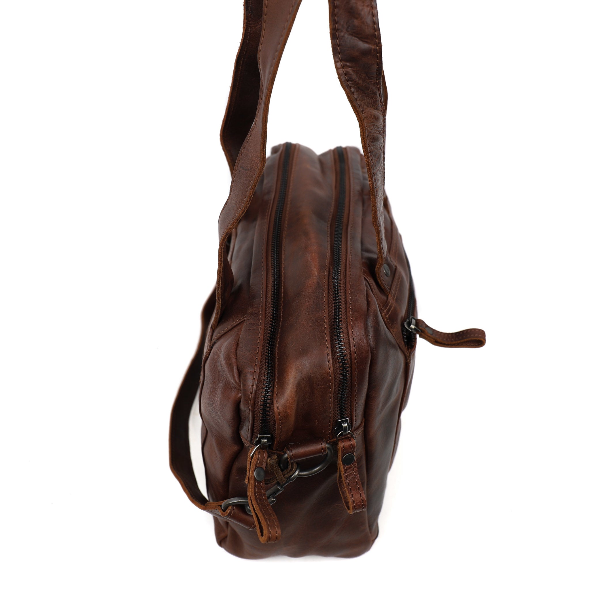 Hand/shoulder bag 'Isabella' cognac - BM 2267