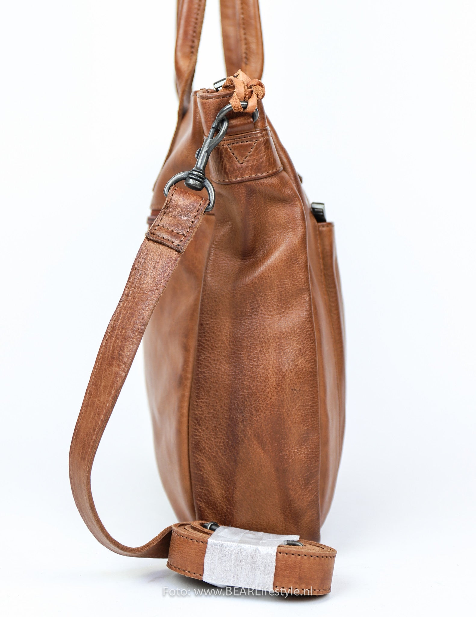 Hand/shoulder bag 'Samantha' cognac - CP 1766