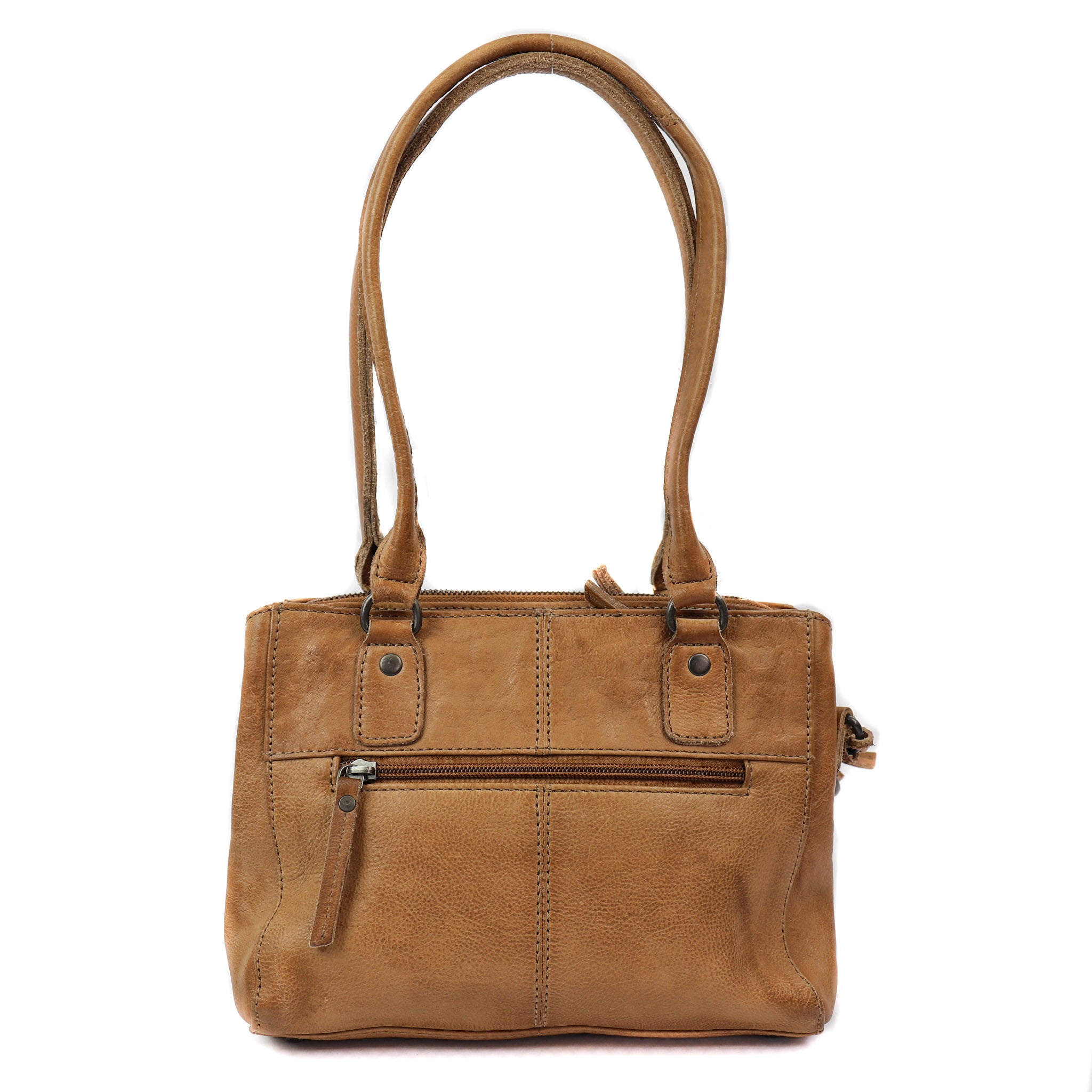 Handbag/shoulder bag 'Rita' taupe - CP 1201
