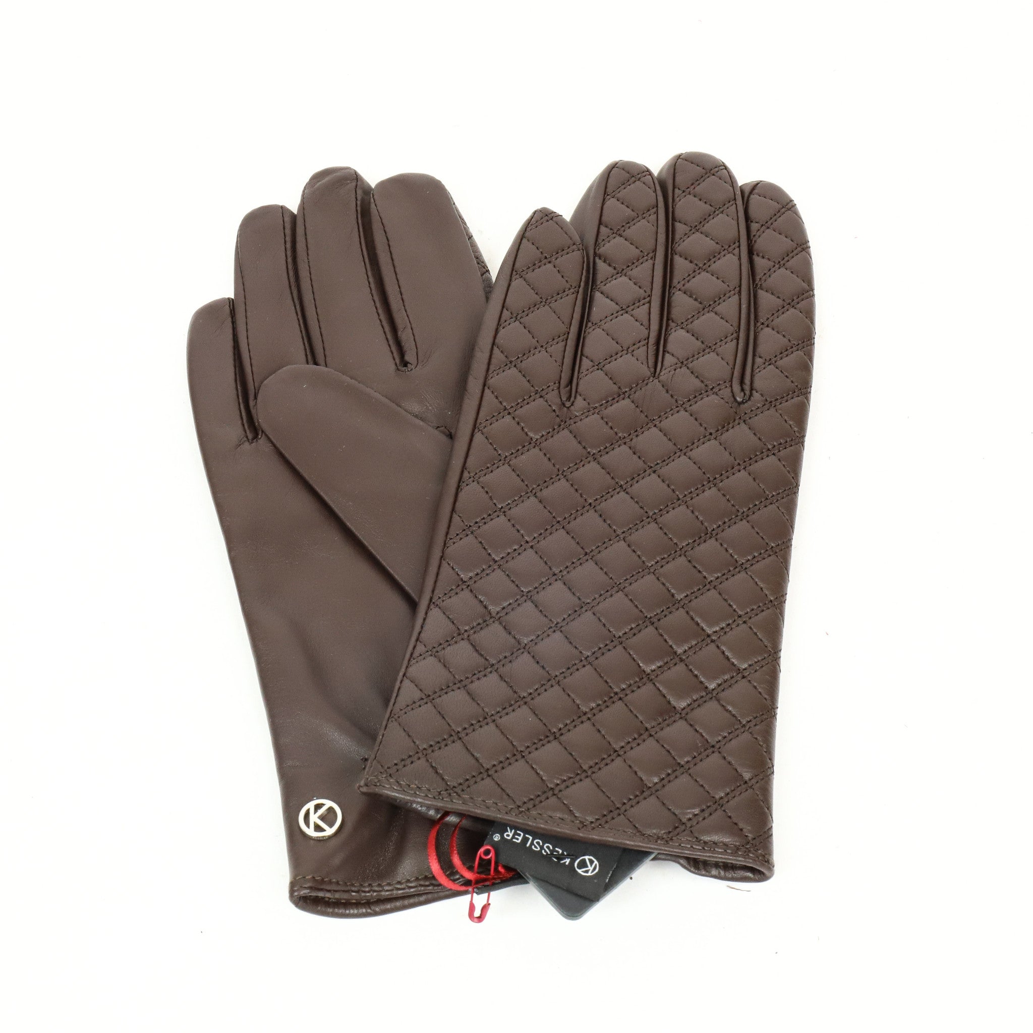 Glove 'Ella' dark brown