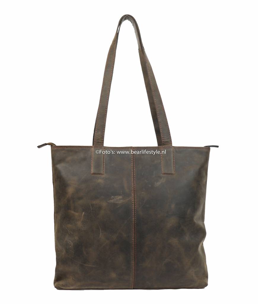 Shopper bag Dark Nature 'Libelle' brown HD35010
