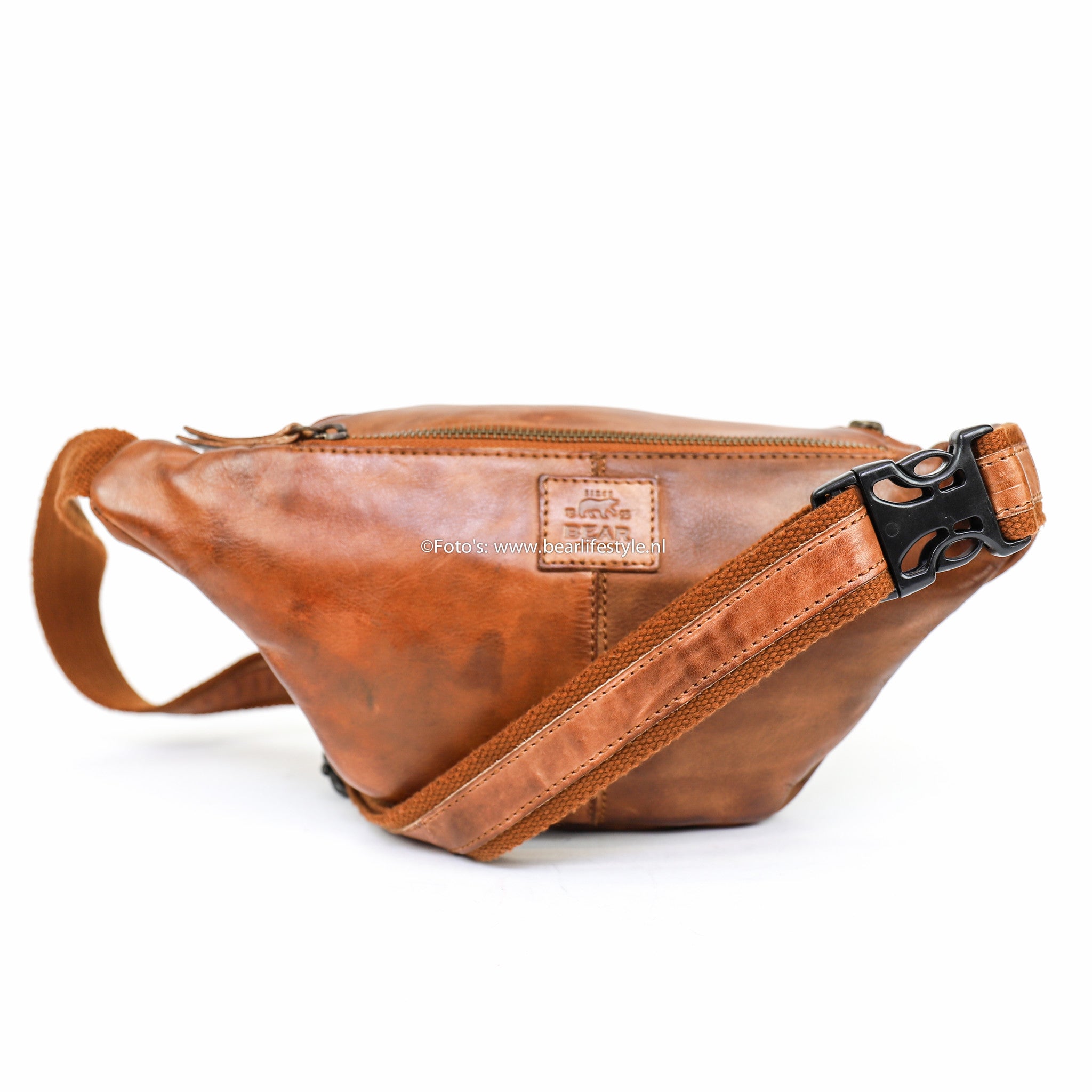 Belt bag 'Matt' cognac - CL 36492