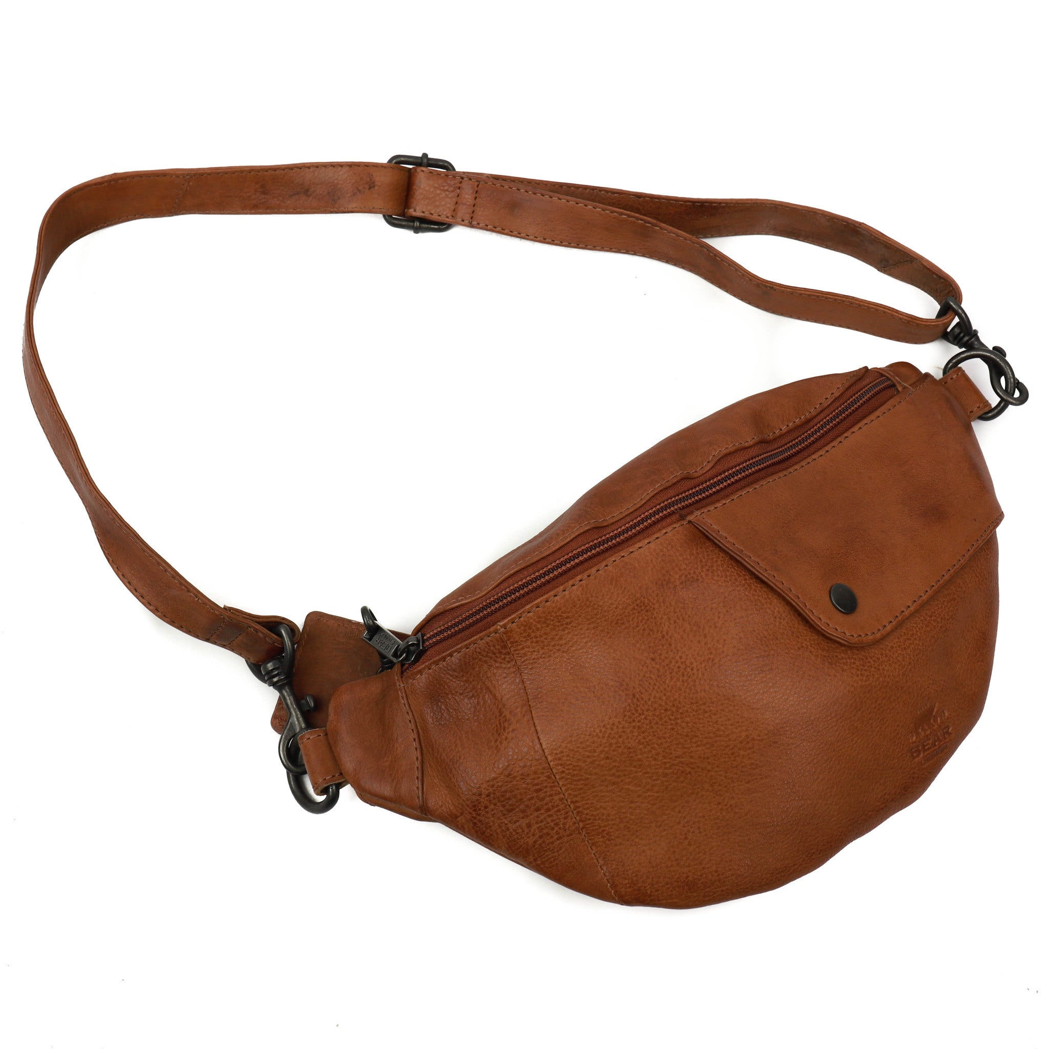 Belt bag 'Matt' Cognac