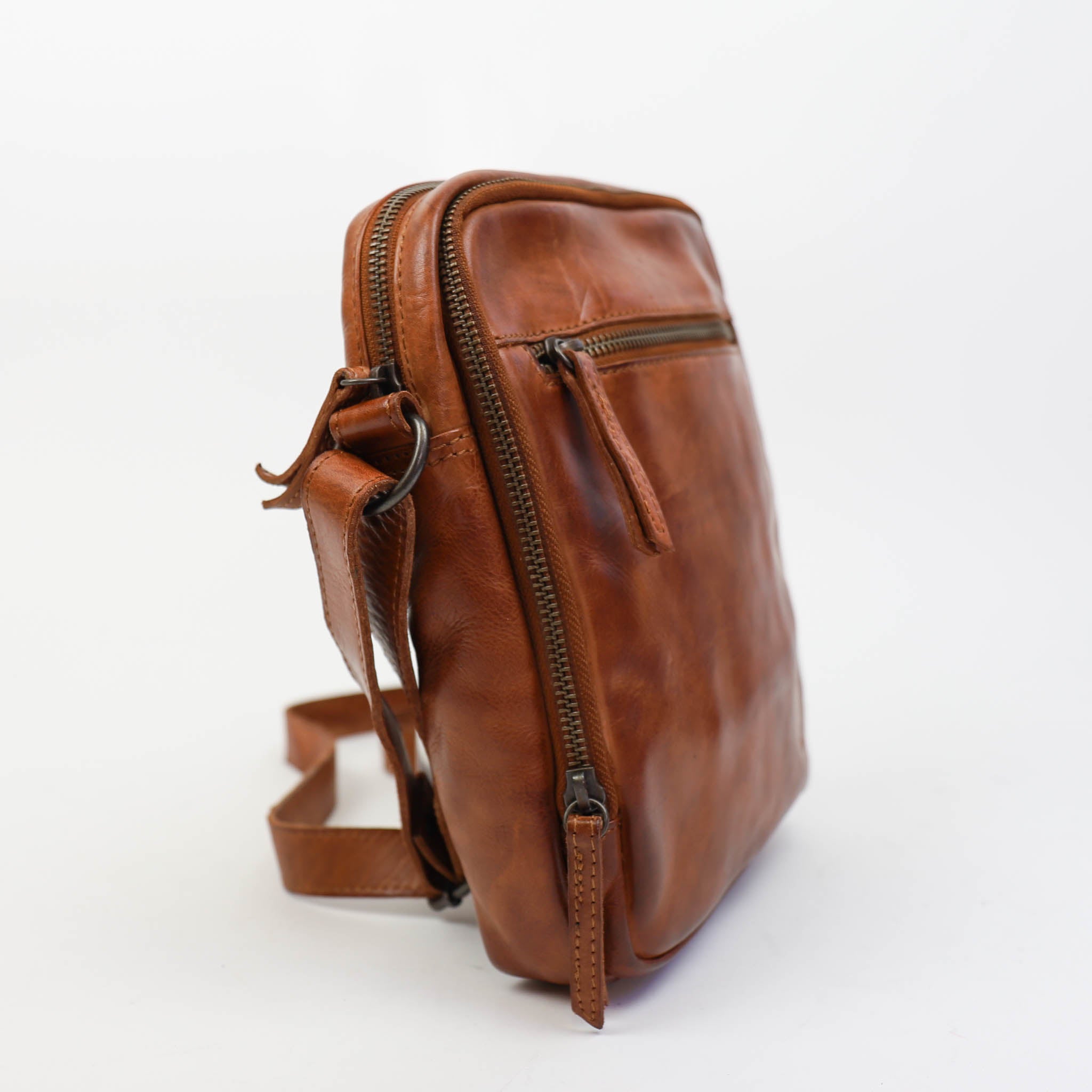 Shoulder bag 'Luz' cognac