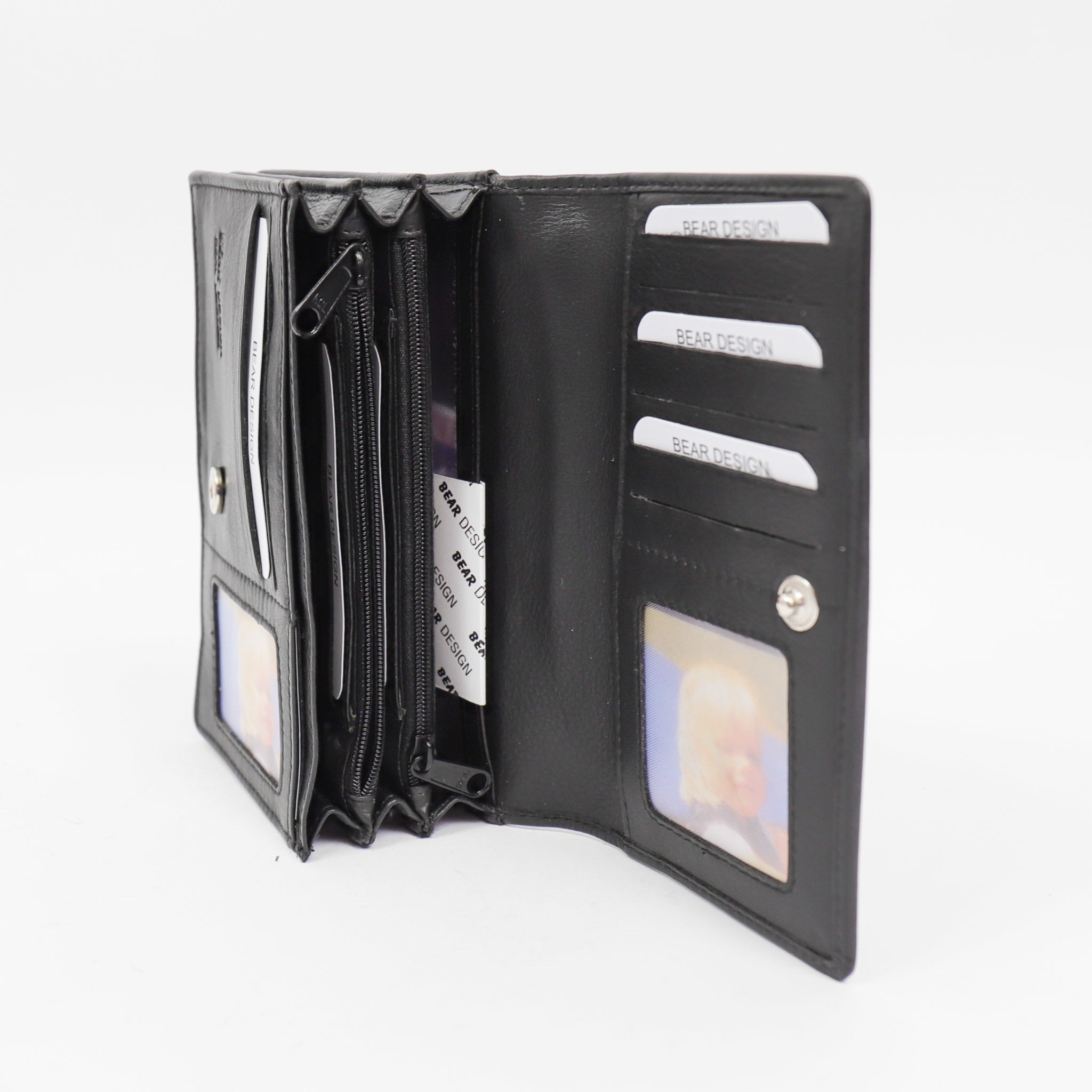 Basic wrap wallet 'Emma' black