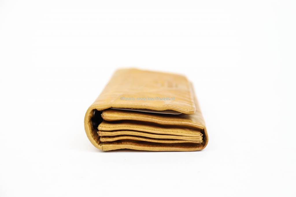 Wrap wallet 'Noor' yellow ocher - CL 9918