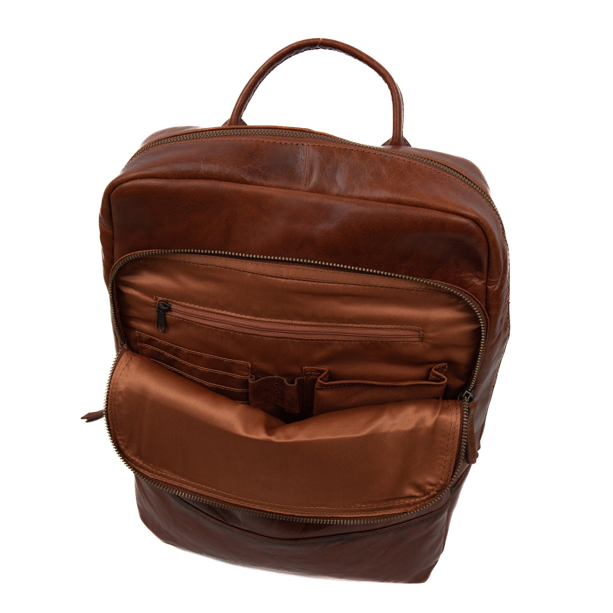 Backpack 'Mason' cognac - AD 40052