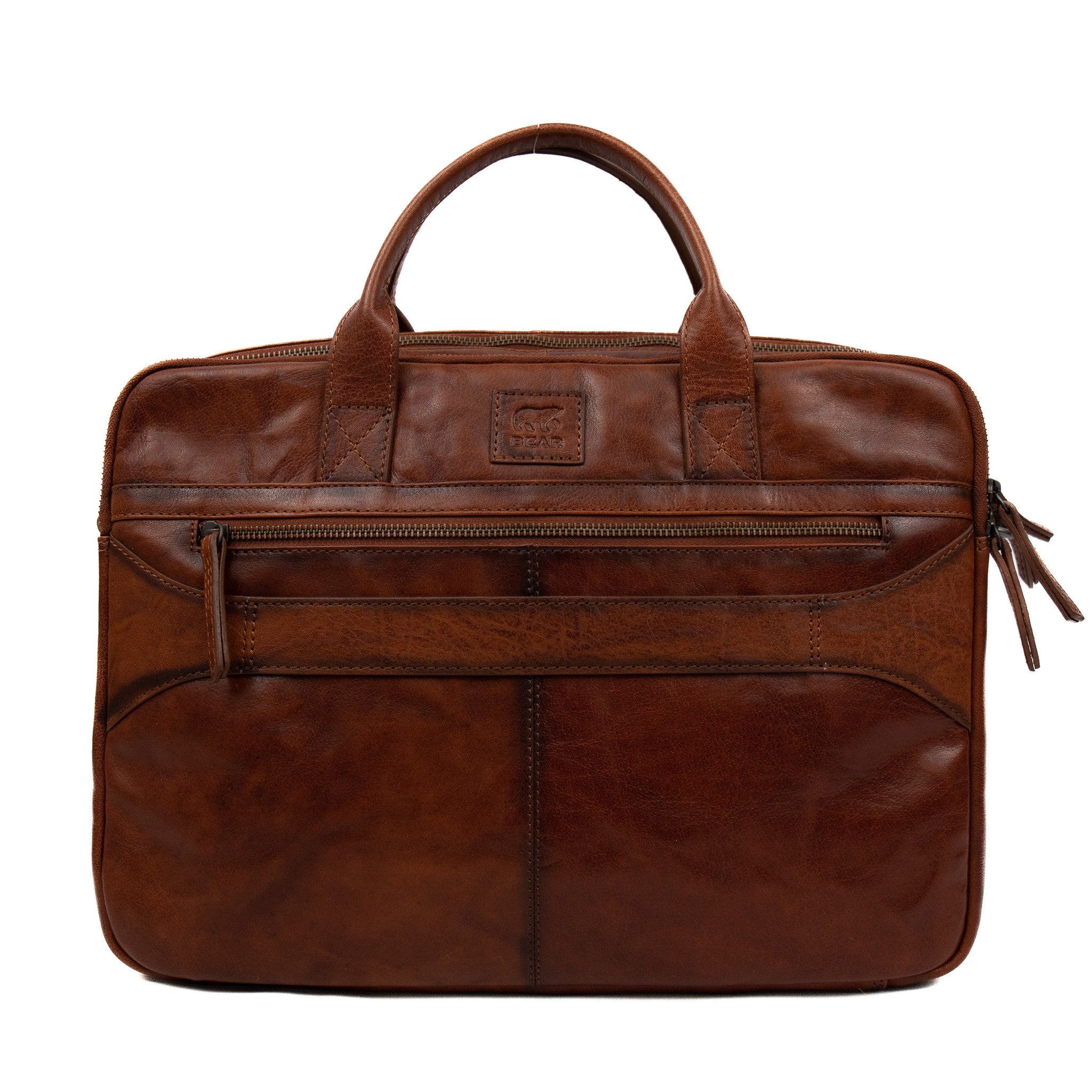 Laptop bag 'Quinn' cognac - AD 43108