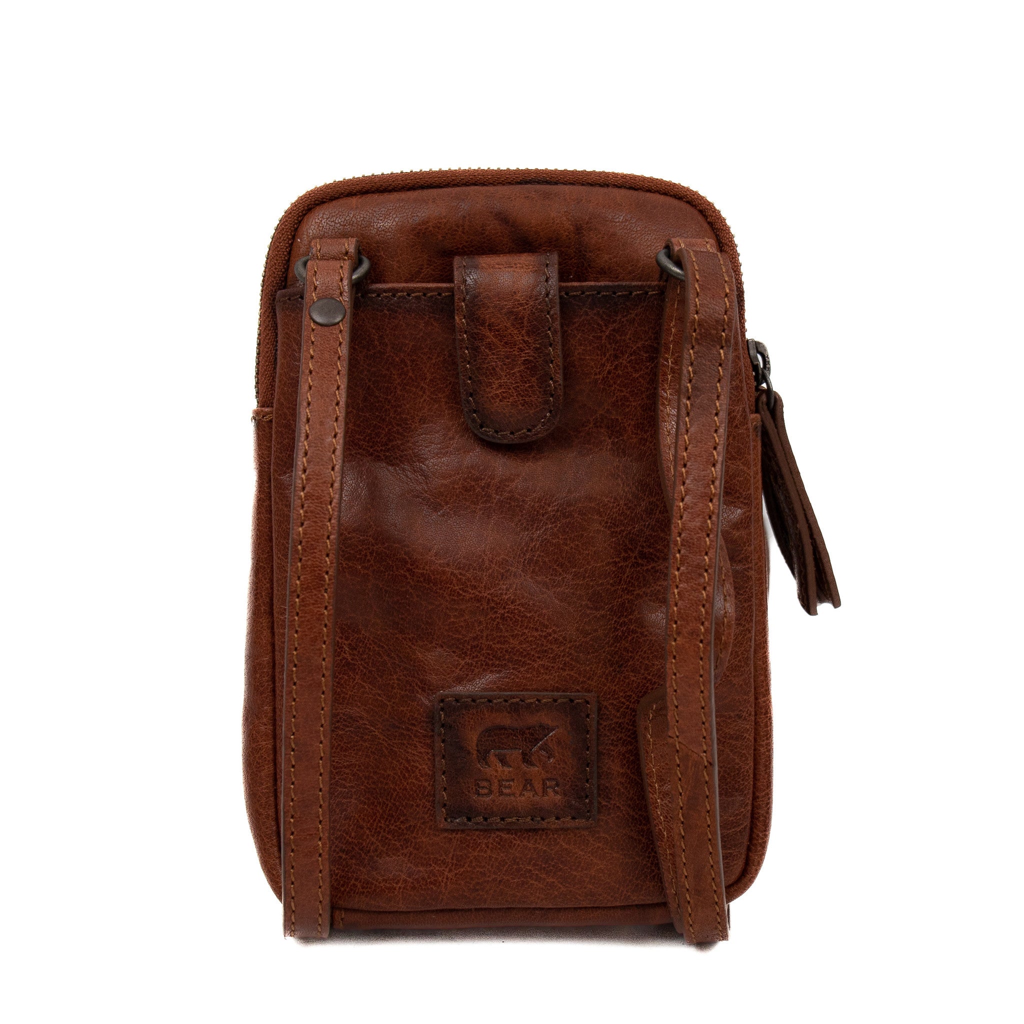 Shoulder bag 'Mees' cognac - AD 43107