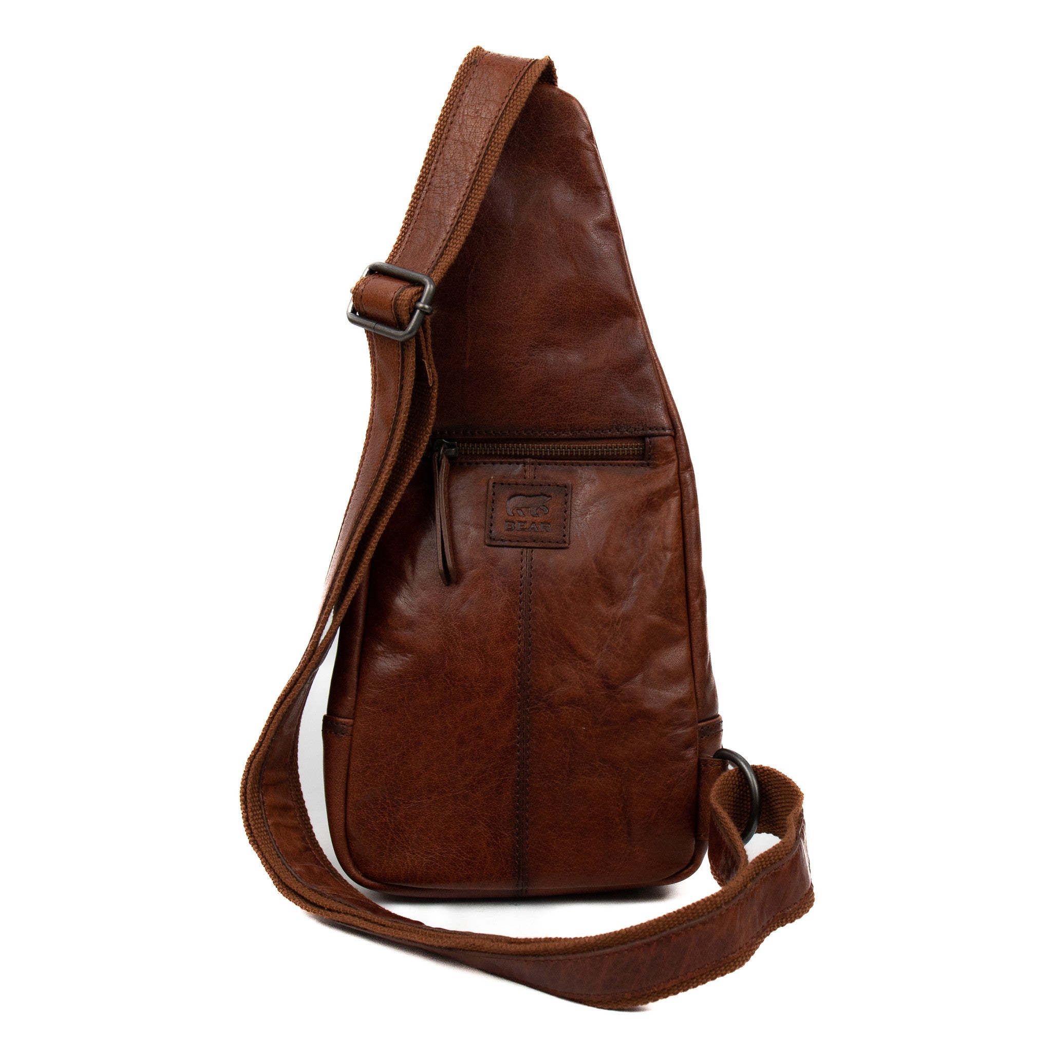 Crossbody tas 'Abel' cognac