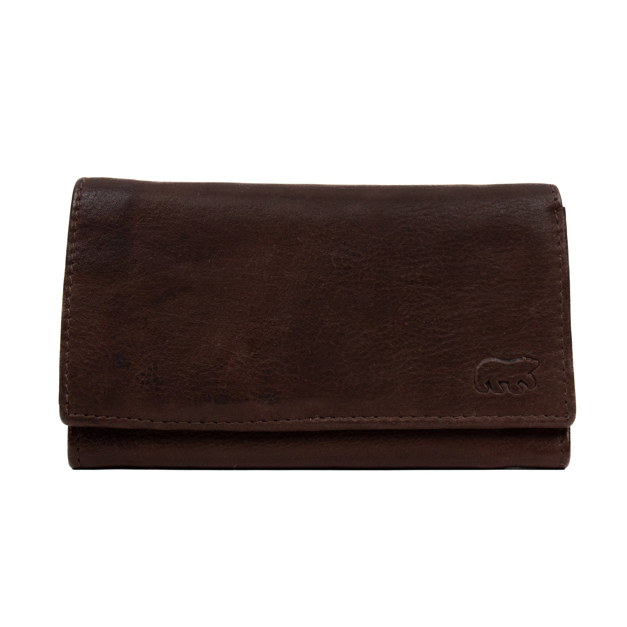 Wrap wallet 'Sweety' XL dark brown - CP 6041