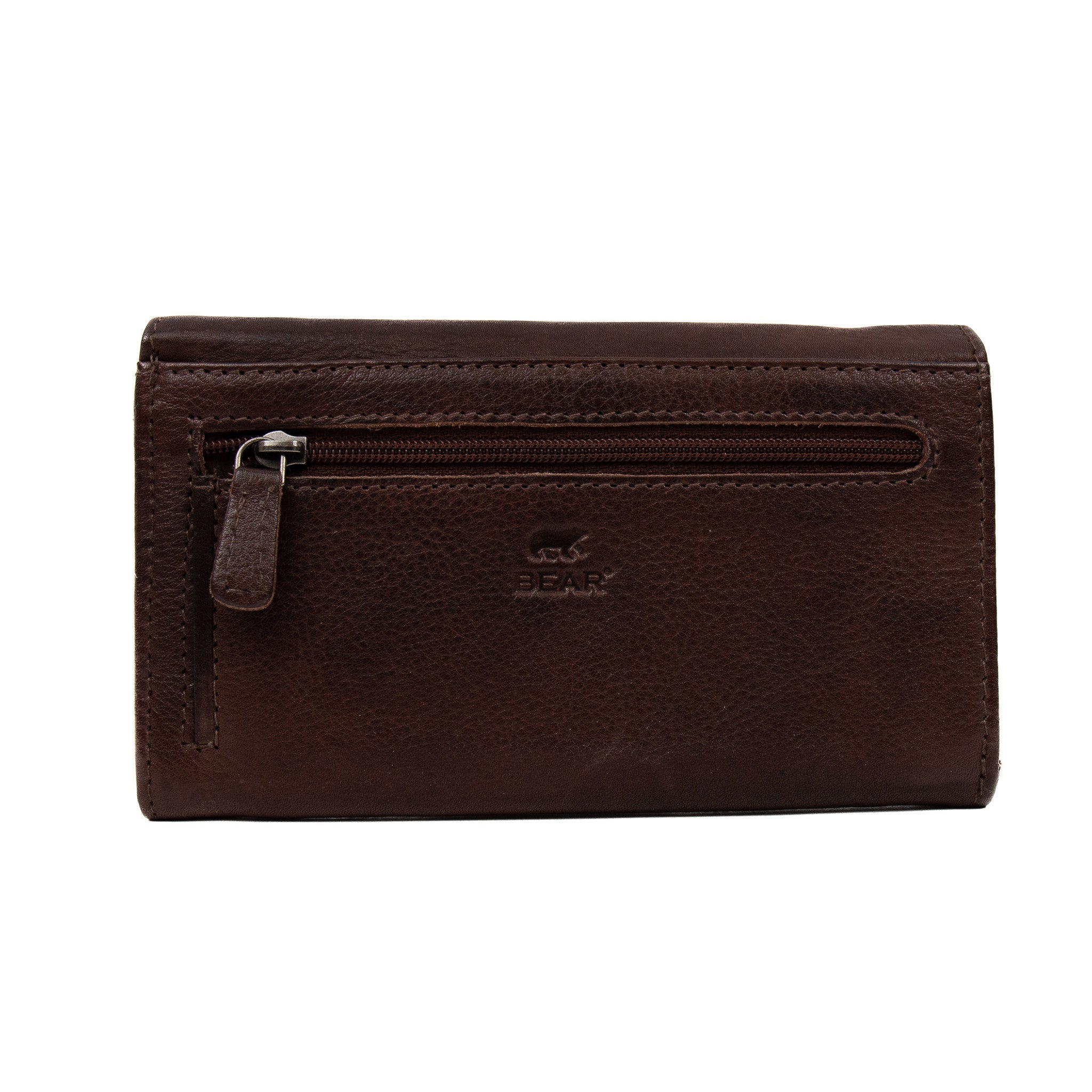 Wrap wallet 'Sweety' XL dark brown - CP 6041