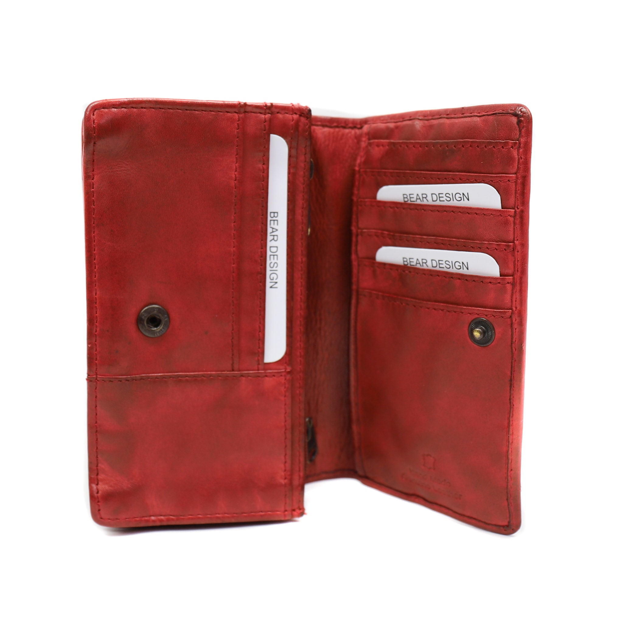 Wrap wallet 'Emma' red - CL 782 RFID