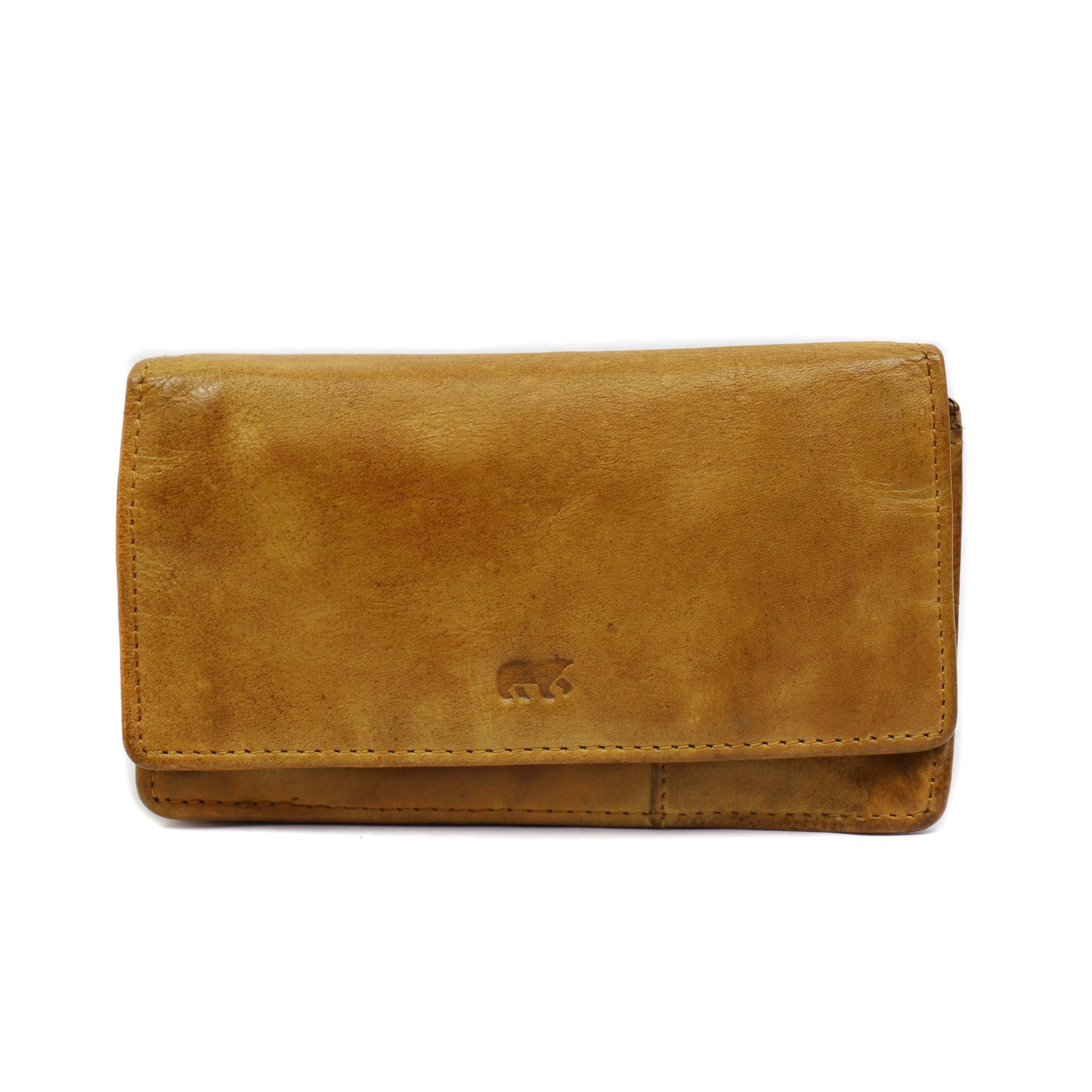 Wrap wallet 'Emma' yellow ocher - CL 782