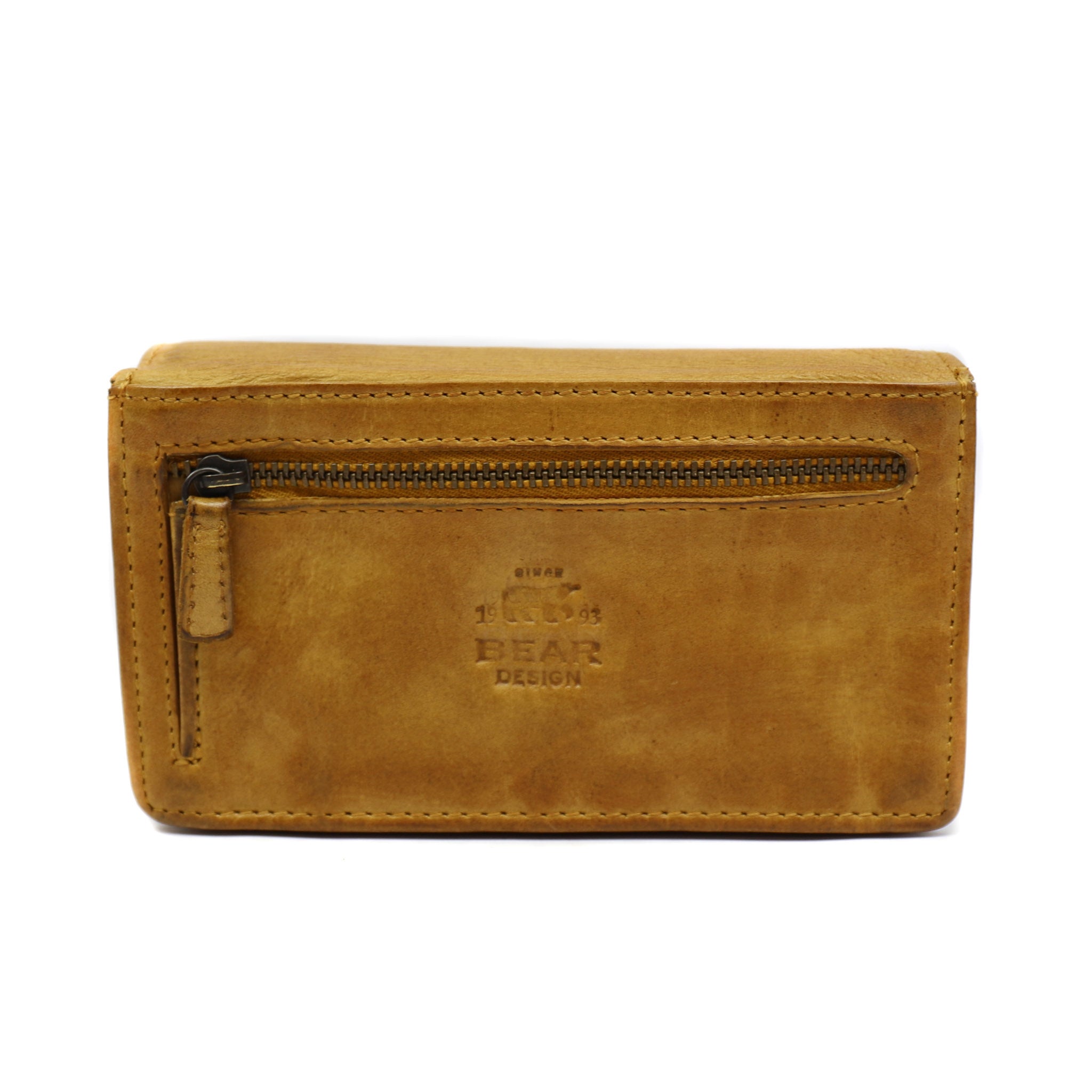 Wrap wallet 'Emma' yellow ocher - CL 782