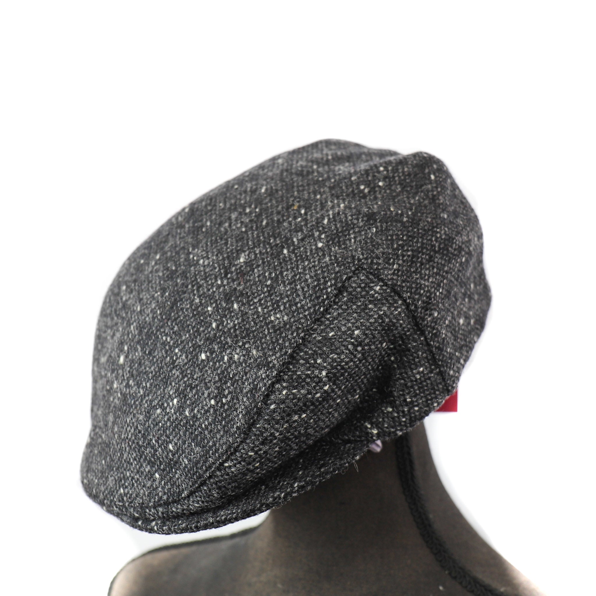 Flatcap Tweed - Gray/black (D 30)