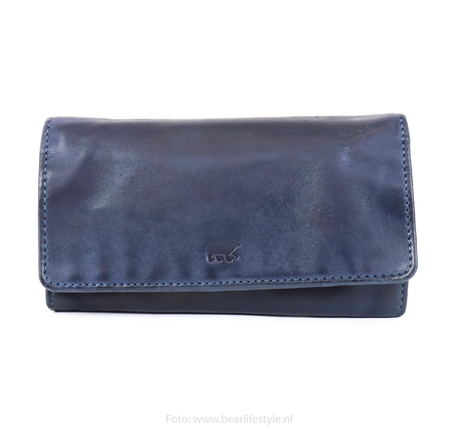Wrap wallet 'Noor' blue - CL 9918