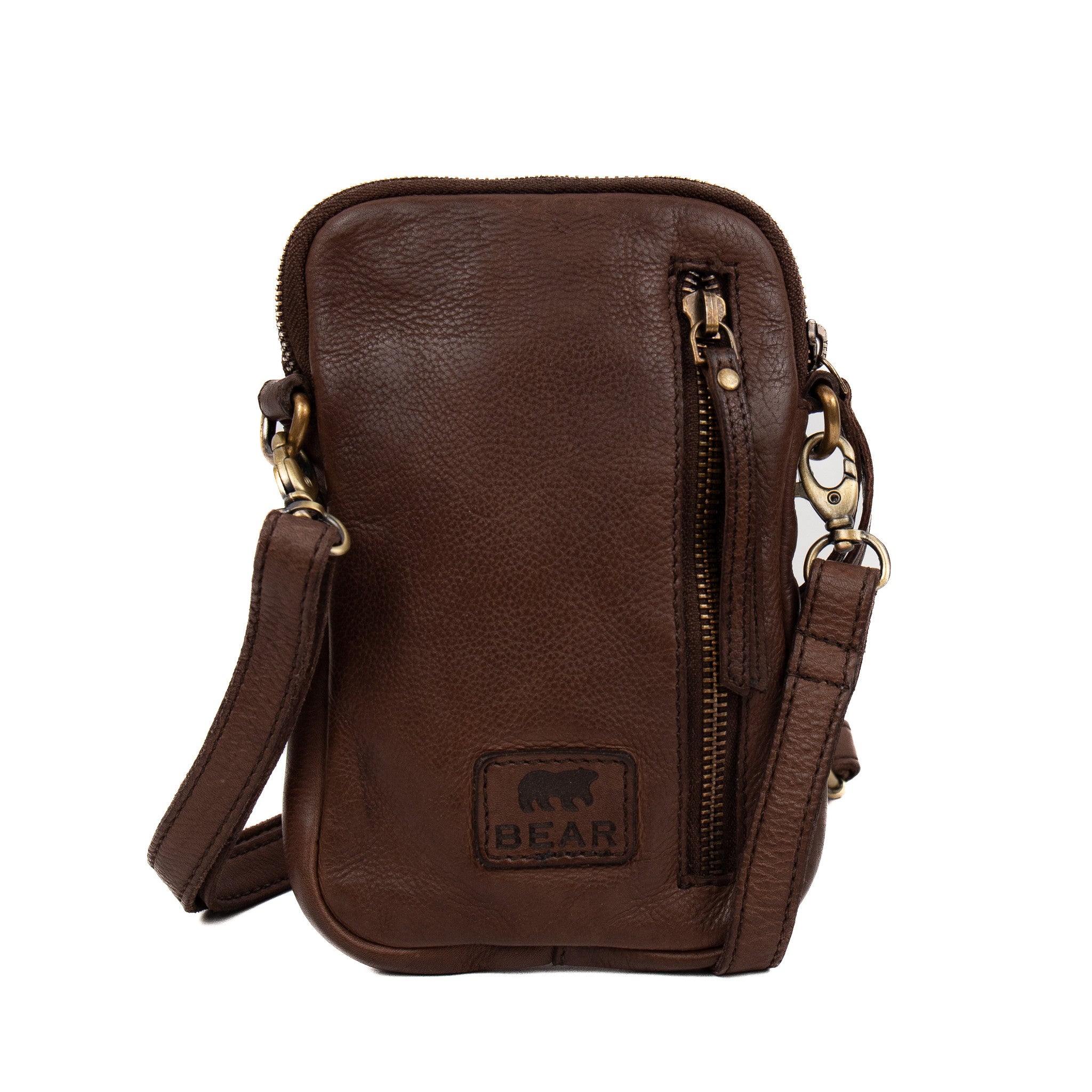 Phone bag 'Elina' dark brown - MJ 1751