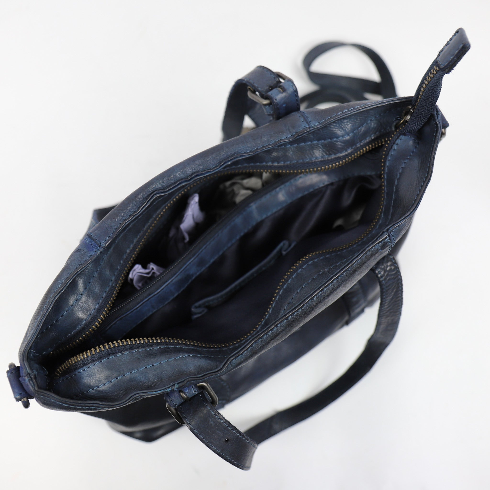 Hand/shoulder bag 'Anja' blue - CL 36739