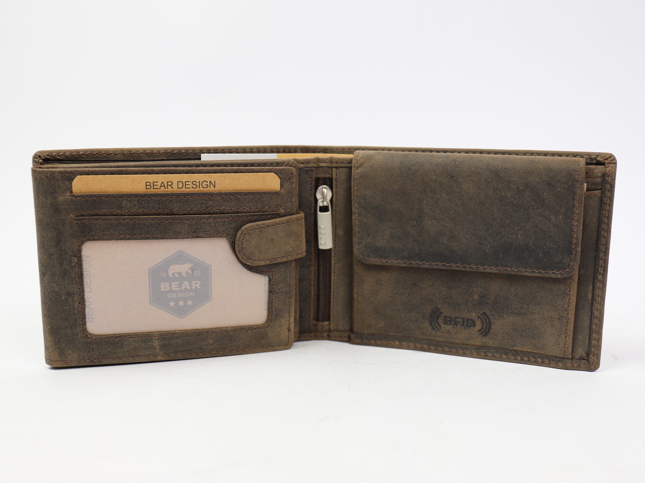 Billfold 'Tijn' bruin