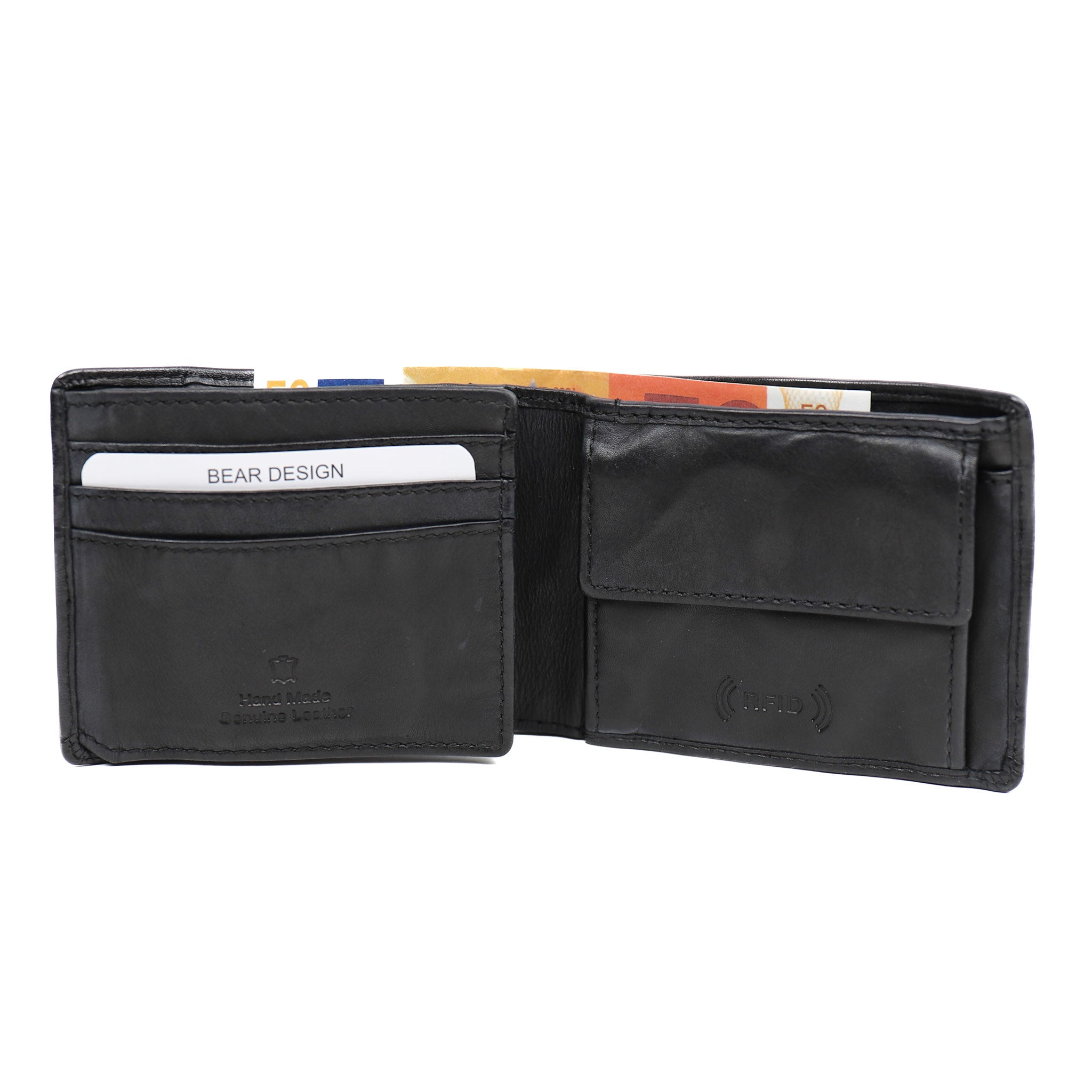 Billfold 'Lucas' zwart