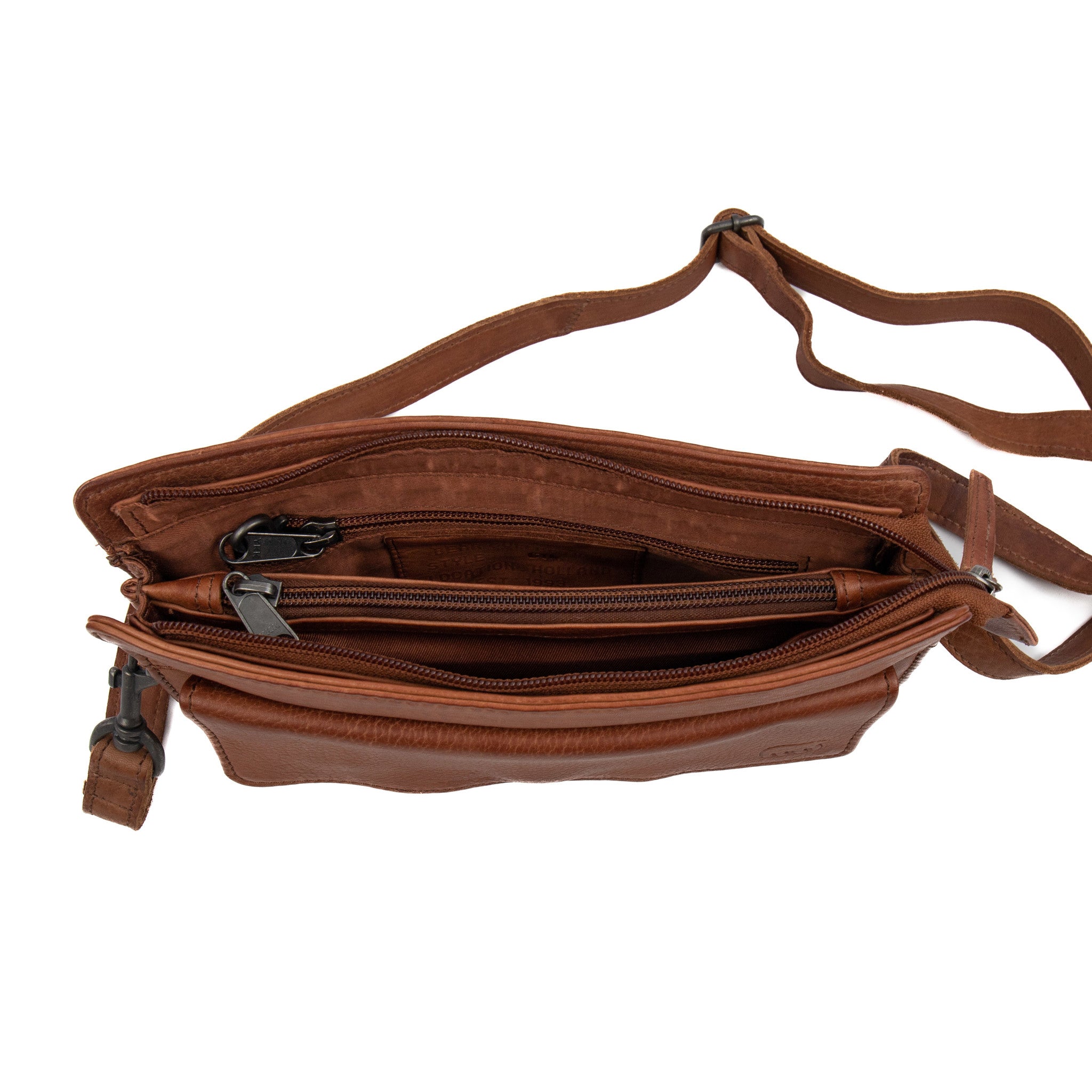 Shoulder bag 'Cil' cognac - CP 2339