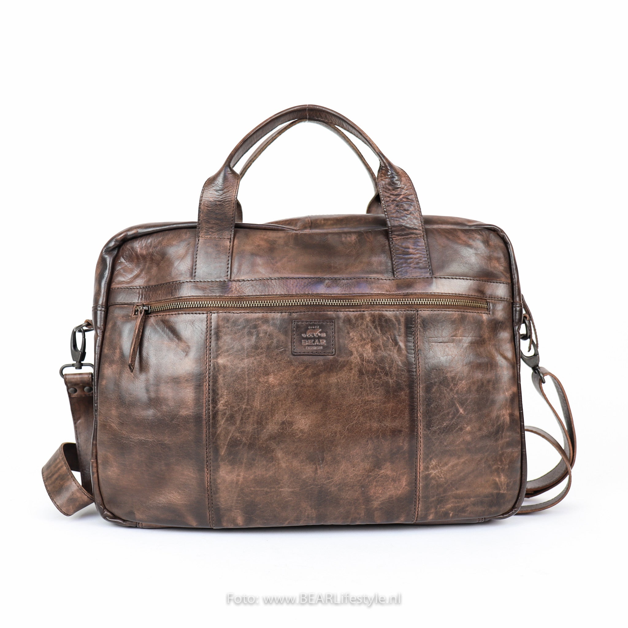 Laptop bag 'Dani' dark brown - CL 36824
