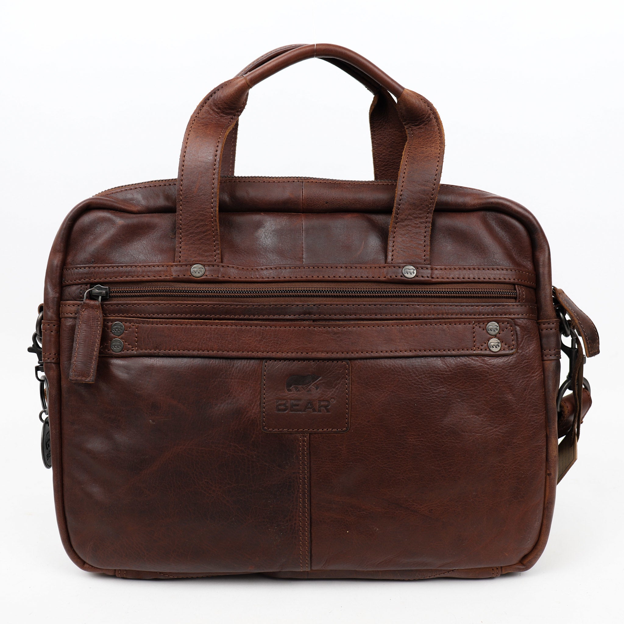 Laptop bag 'Elin' cognac - BM 2233