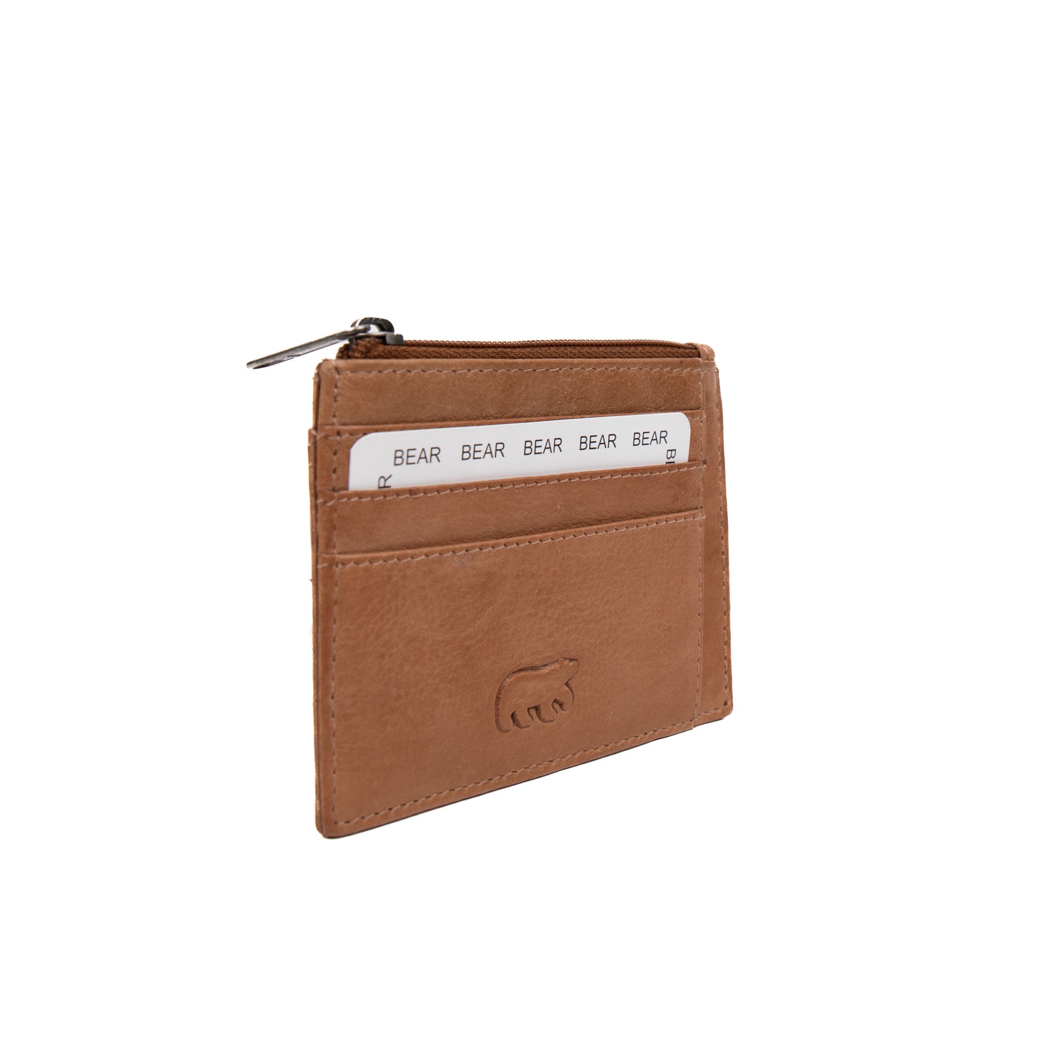 Card holder 'Felix' taupe - CP 6094