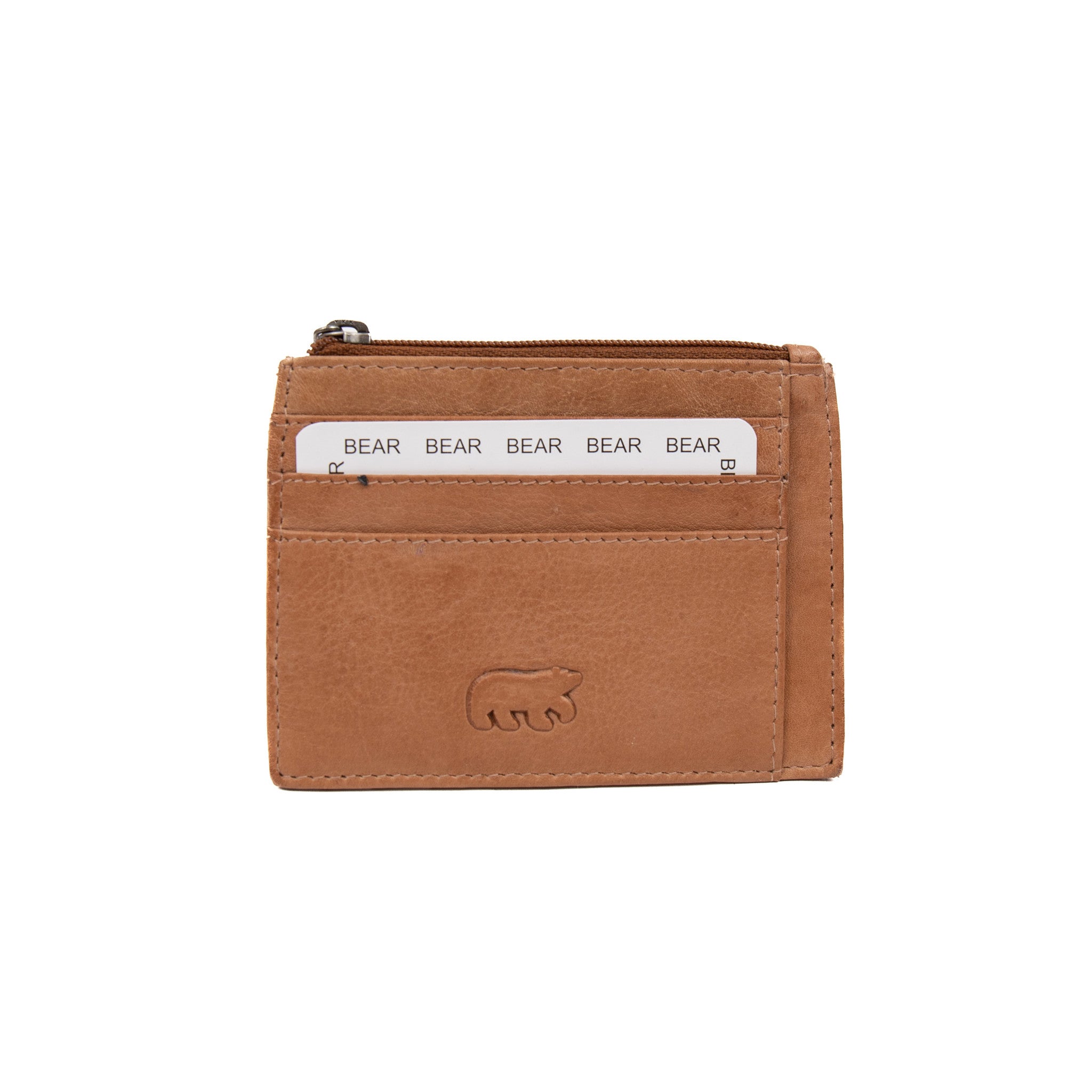 Card holder 'Felix' taupe - CP 6094