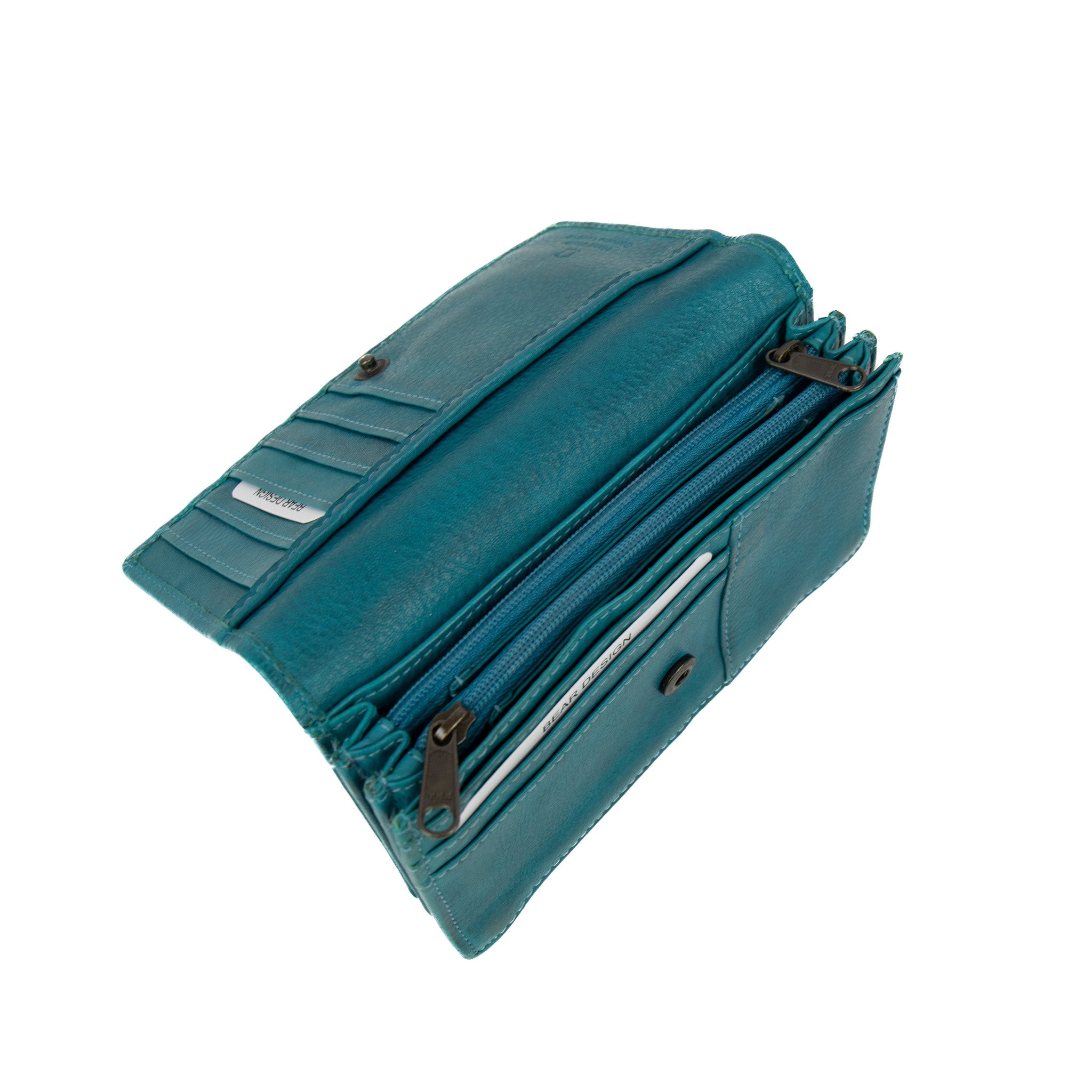 Wrap wallet 'Emma' aqua - CL 782