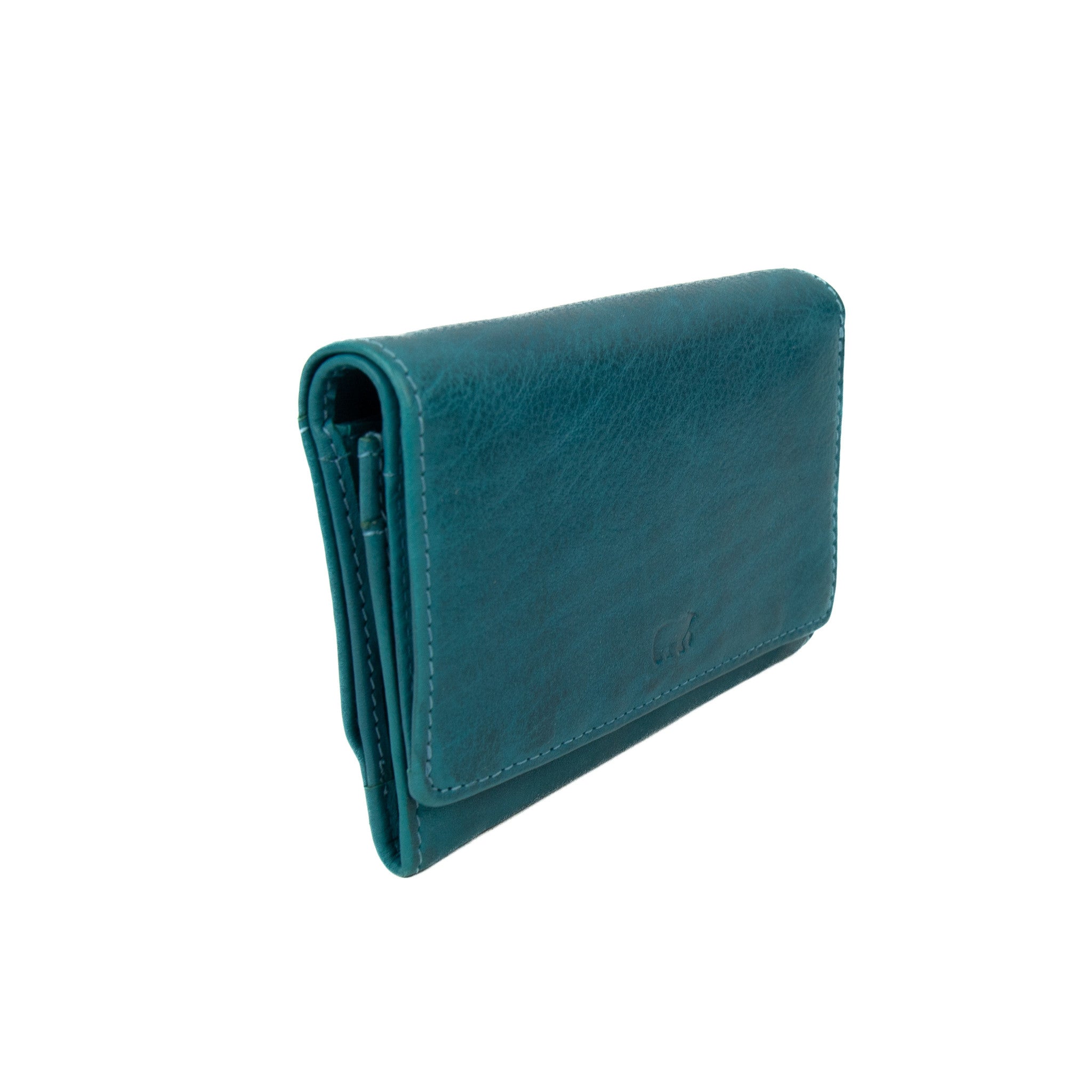 Wrap wallet 'Flappie' aqua - CL 15572