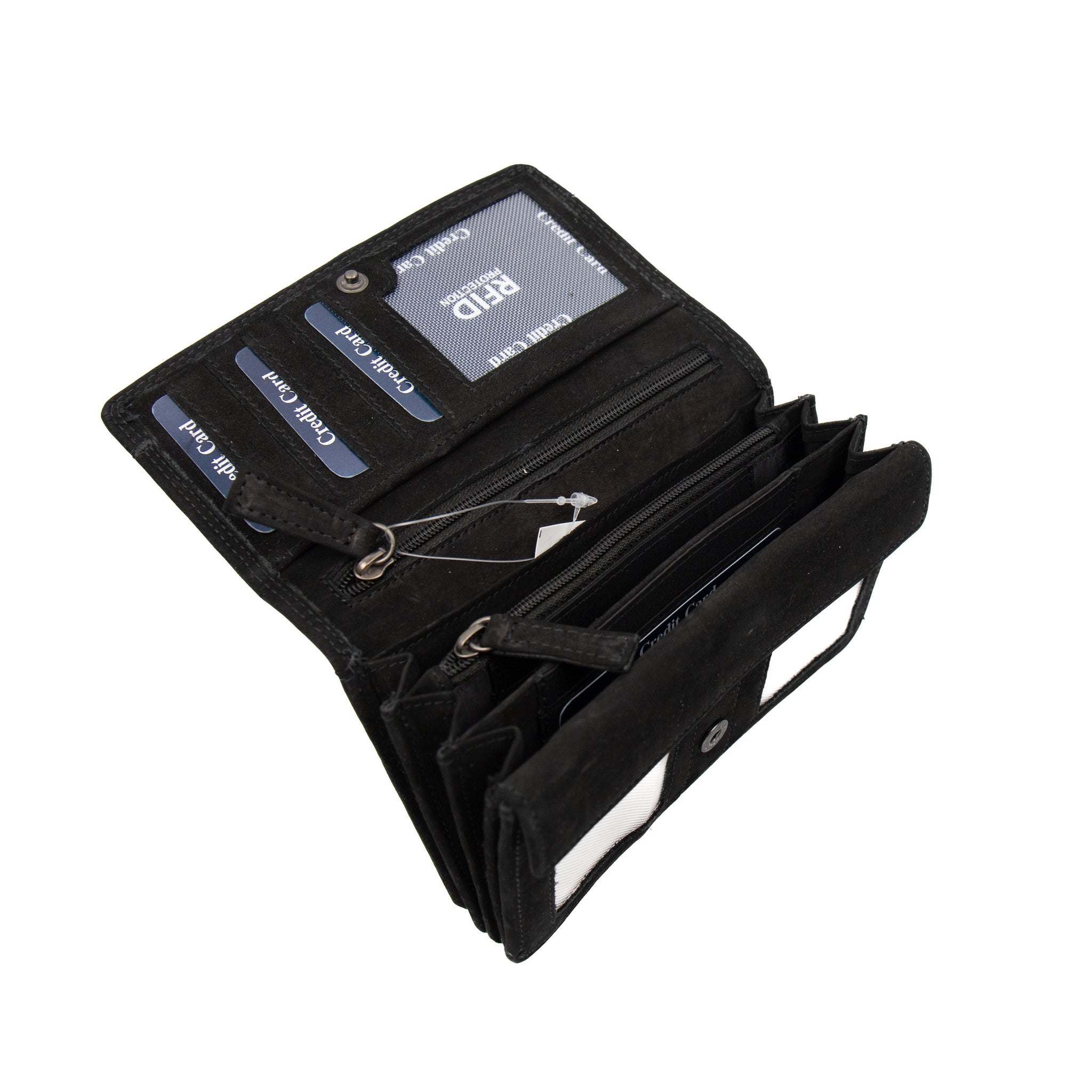 Wrap wallet 'Lundi' black - SL 10767
