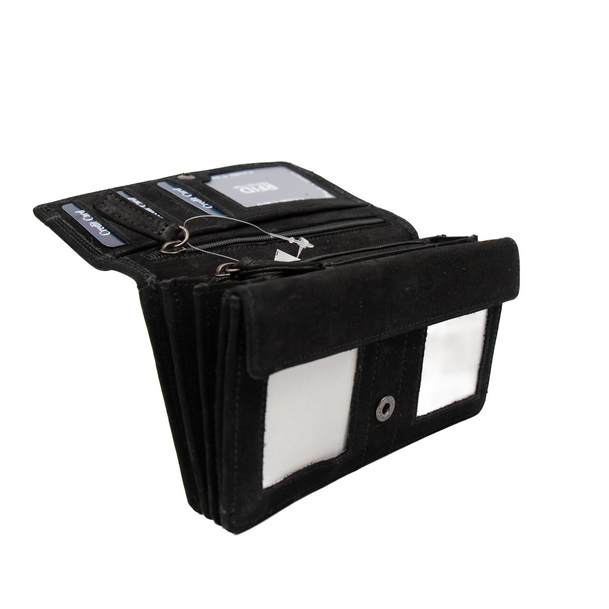 Wrap wallet 'Lundi' black - SL 10767