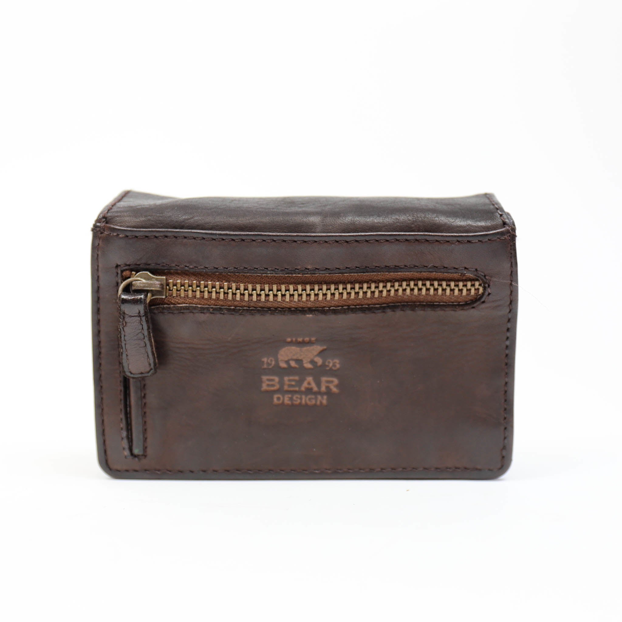 Wrap wallet 'Nina' dark brown - CL 16212