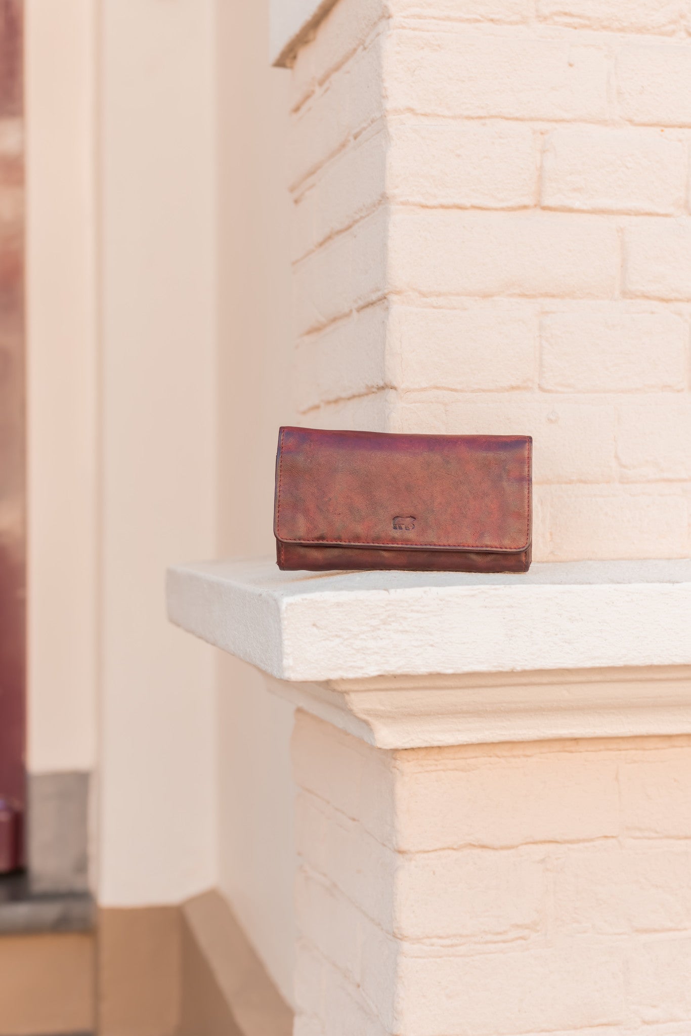 Wrap wallet 'Noor' burgundy - CL 9918